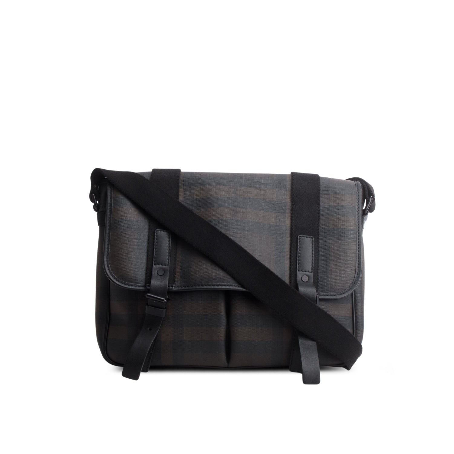 Burberry Brown Nova Check Messenger Bag