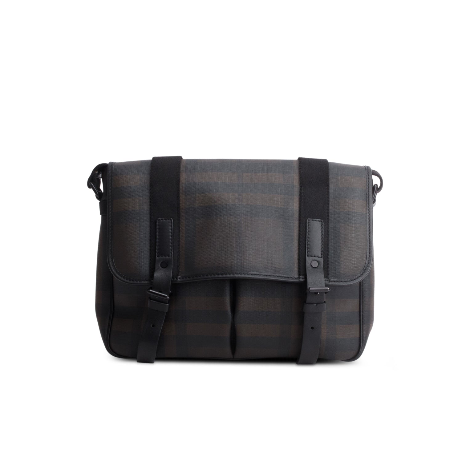 Burberry Brown Nova Check Messenger Bag