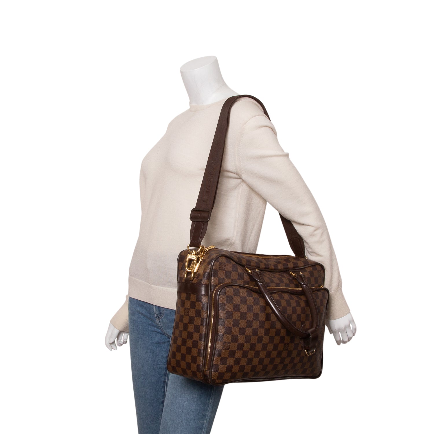 Louis Vuitton Damier Ebene Icare Laptop Bag w/ Strap