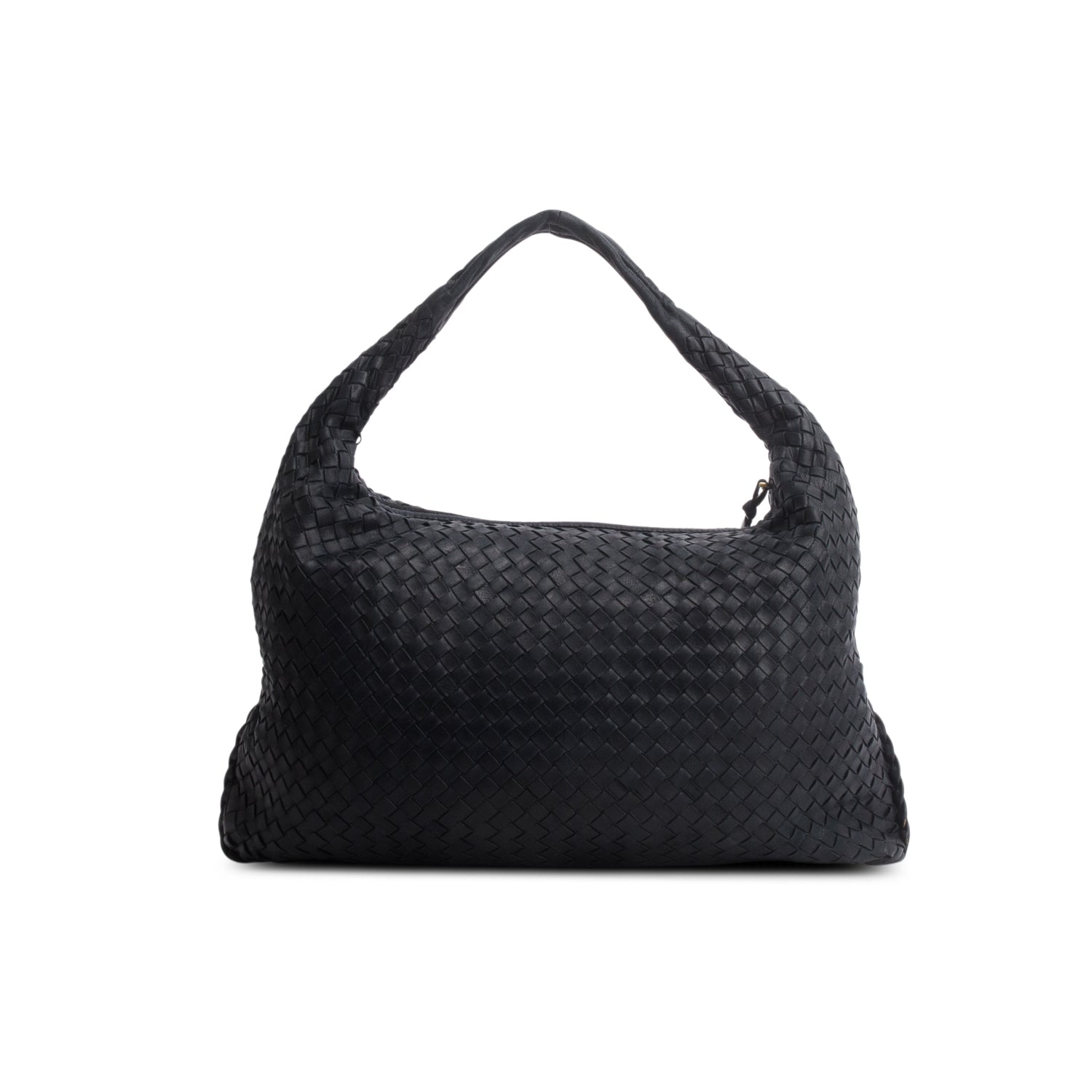 Bottega Veneta Black Nappa Intrecciato Large Hobo