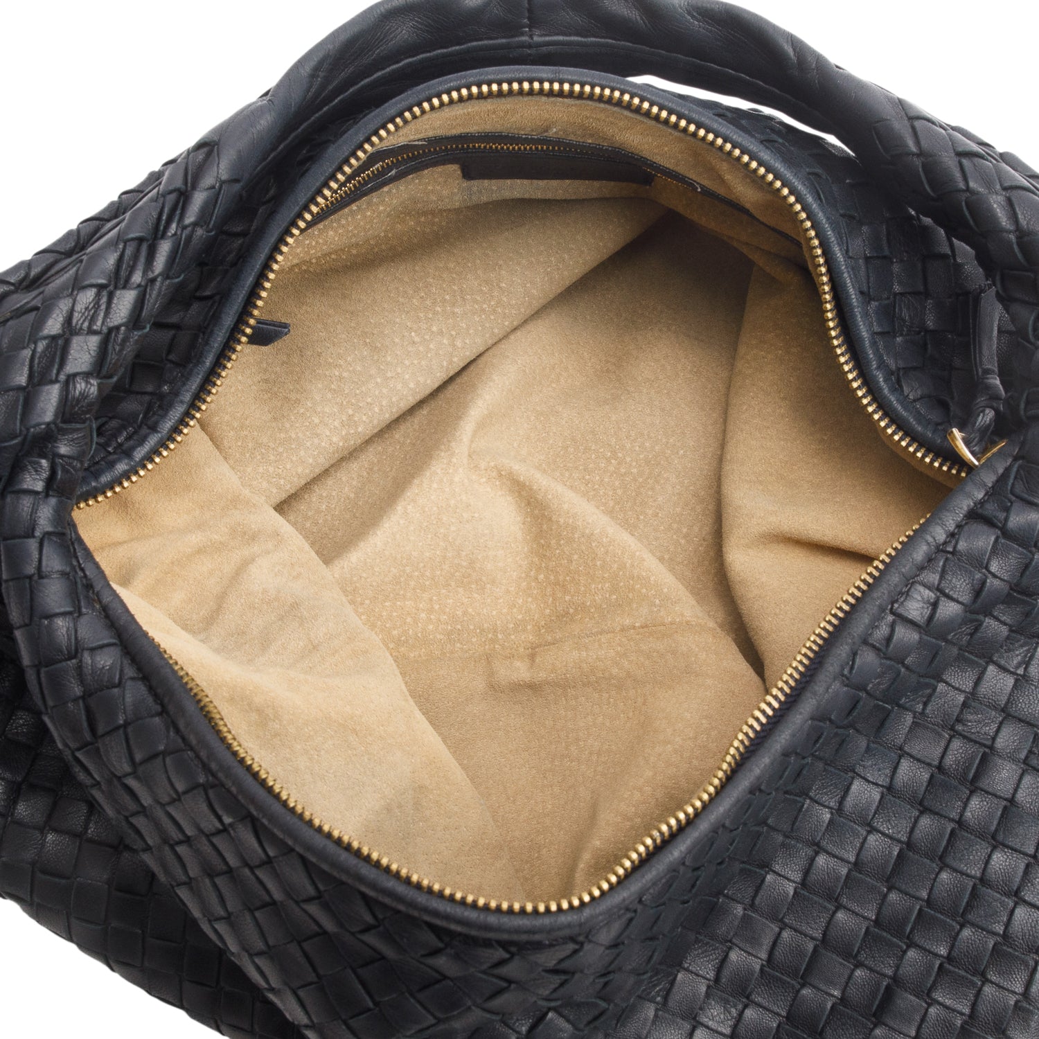 Bottega Veneta Black Nappa Intrecciato Large Hobo