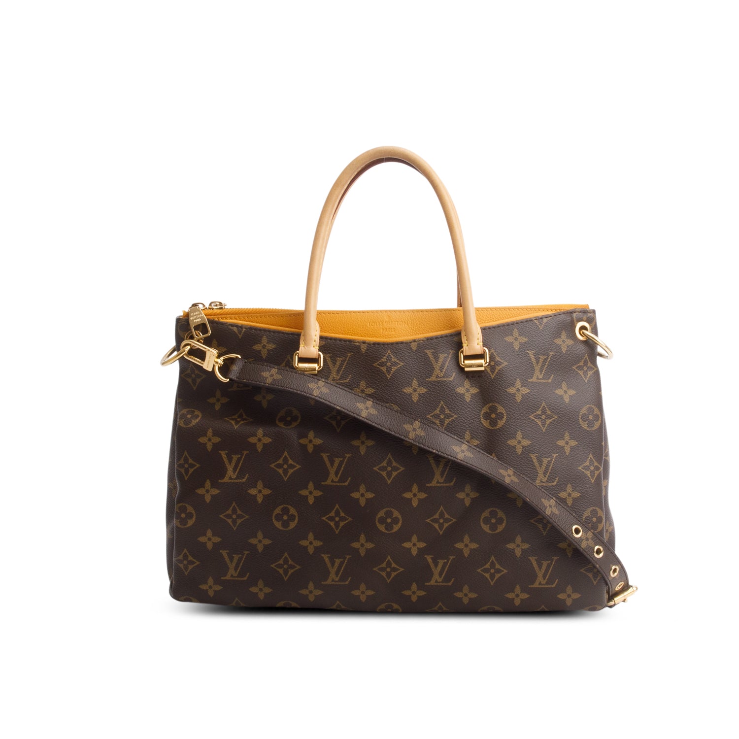 Louis Vuitton Monogram Pallas Tote w/ Strap