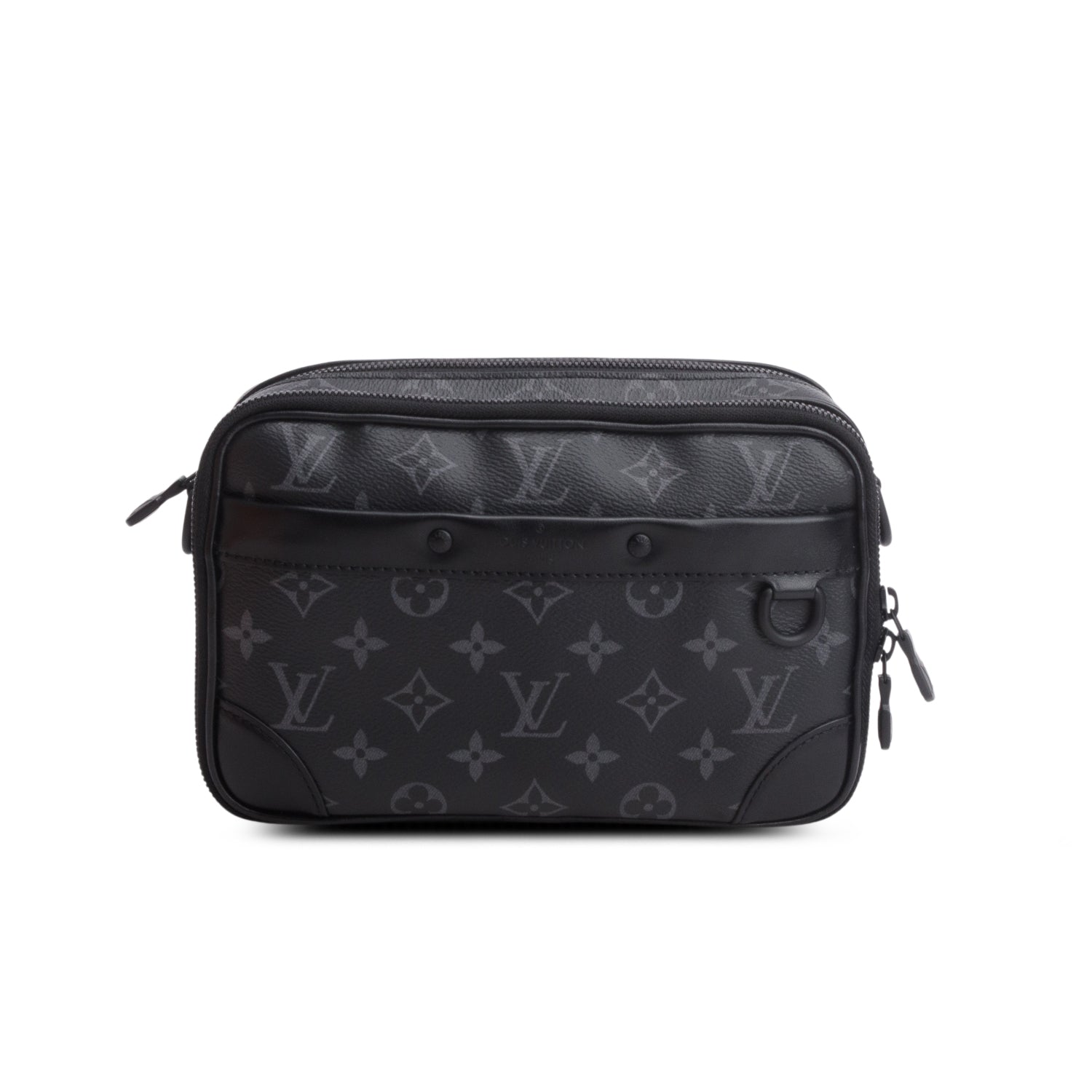 Louis Vuitton Black Monogram Eclipse Alpha Messenger w/ Box