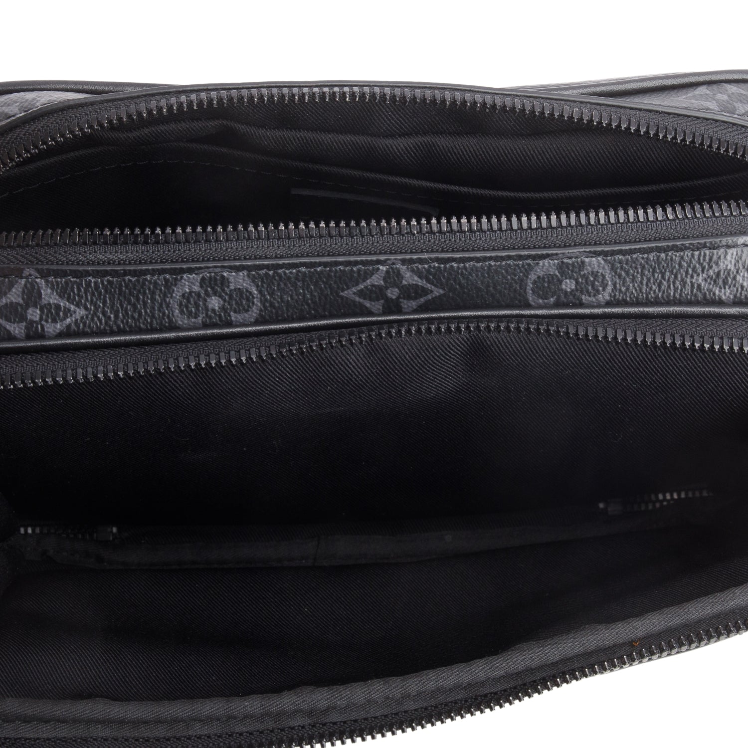 Louis Vuitton Black Monogram Eclipse Alpha Messenger w/ Box