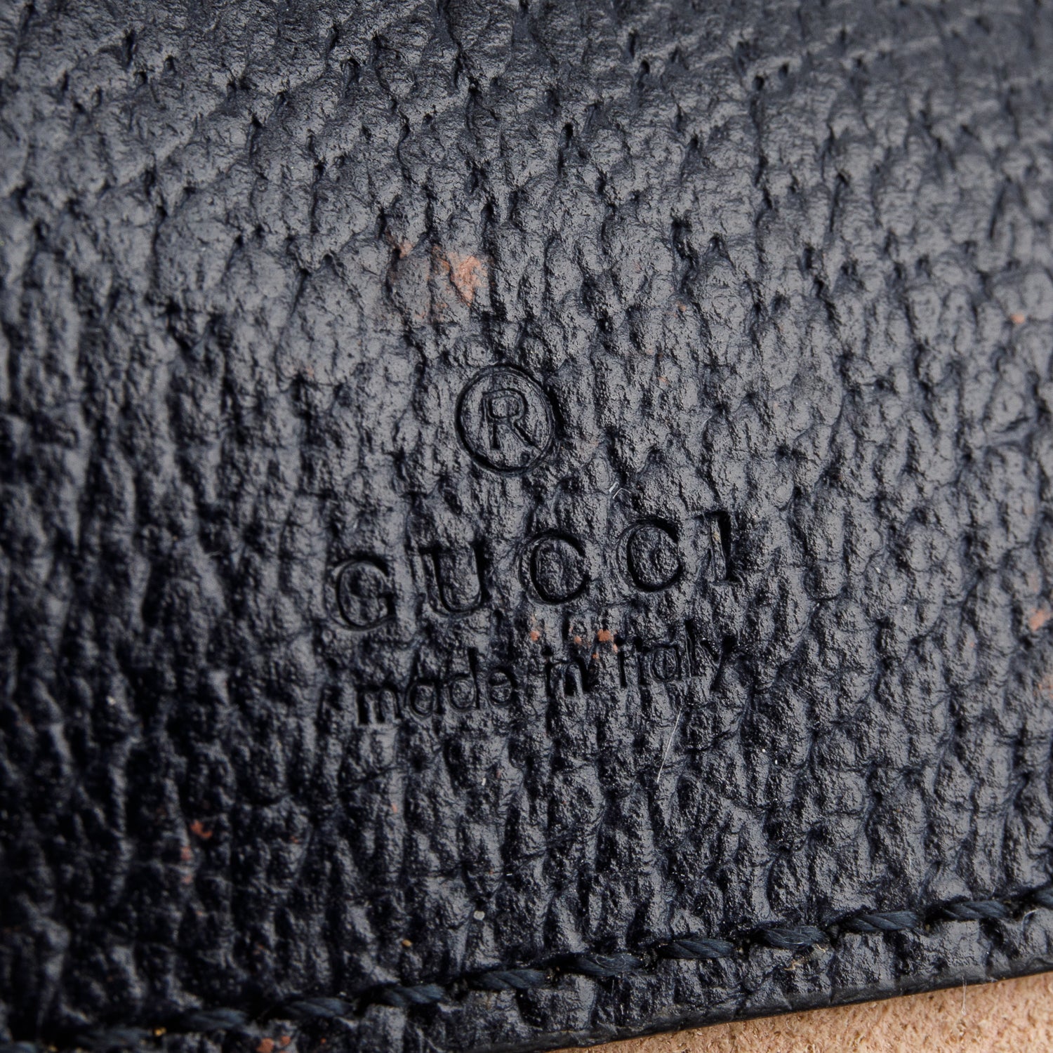 Gucci Navy GG Supreme Monogram Textured Calfskin Web Mini Ophidia Half Moon Hobo