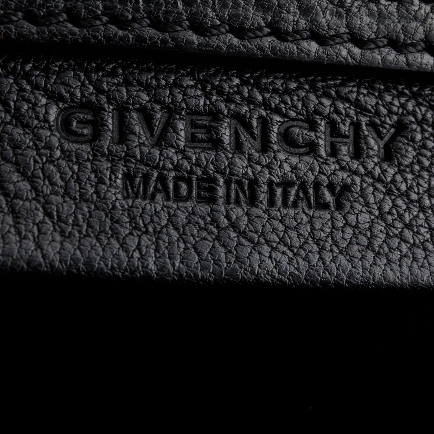 Givenchy Black Sugar Goatskin Leather Medium Antigona w/ Strap