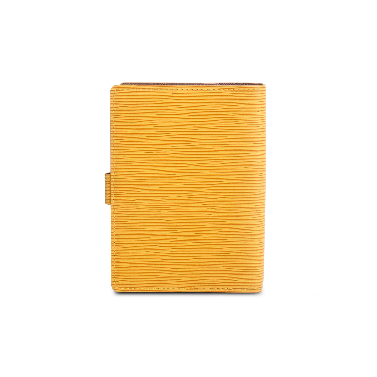 Louis Vuitton Yellow Epi Small Ring Agenda Cover w/ Box