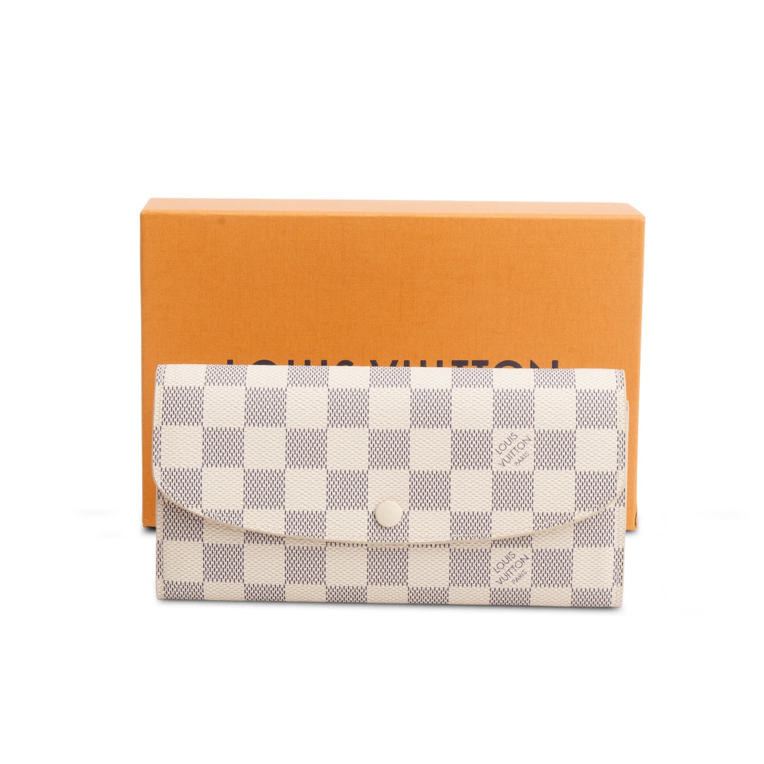 Louis Vuitton Damier Azur Emilie Wallet w/ Box