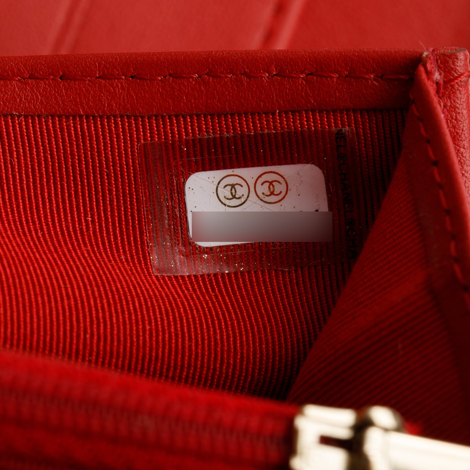 Chanel Red Caviar Leather Large Zip Around Organizer Wallet w/ Box & Authenticity Card