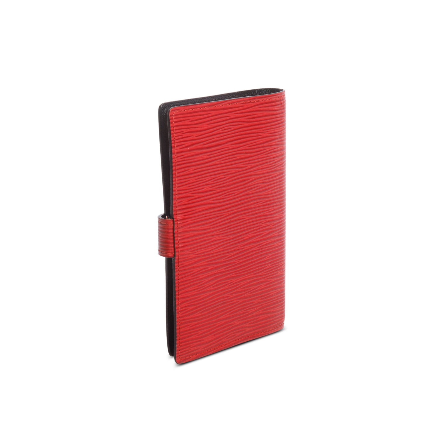 Louis Vuitton Vintage Red Epi Small Ring Agenda Cover w/ Box