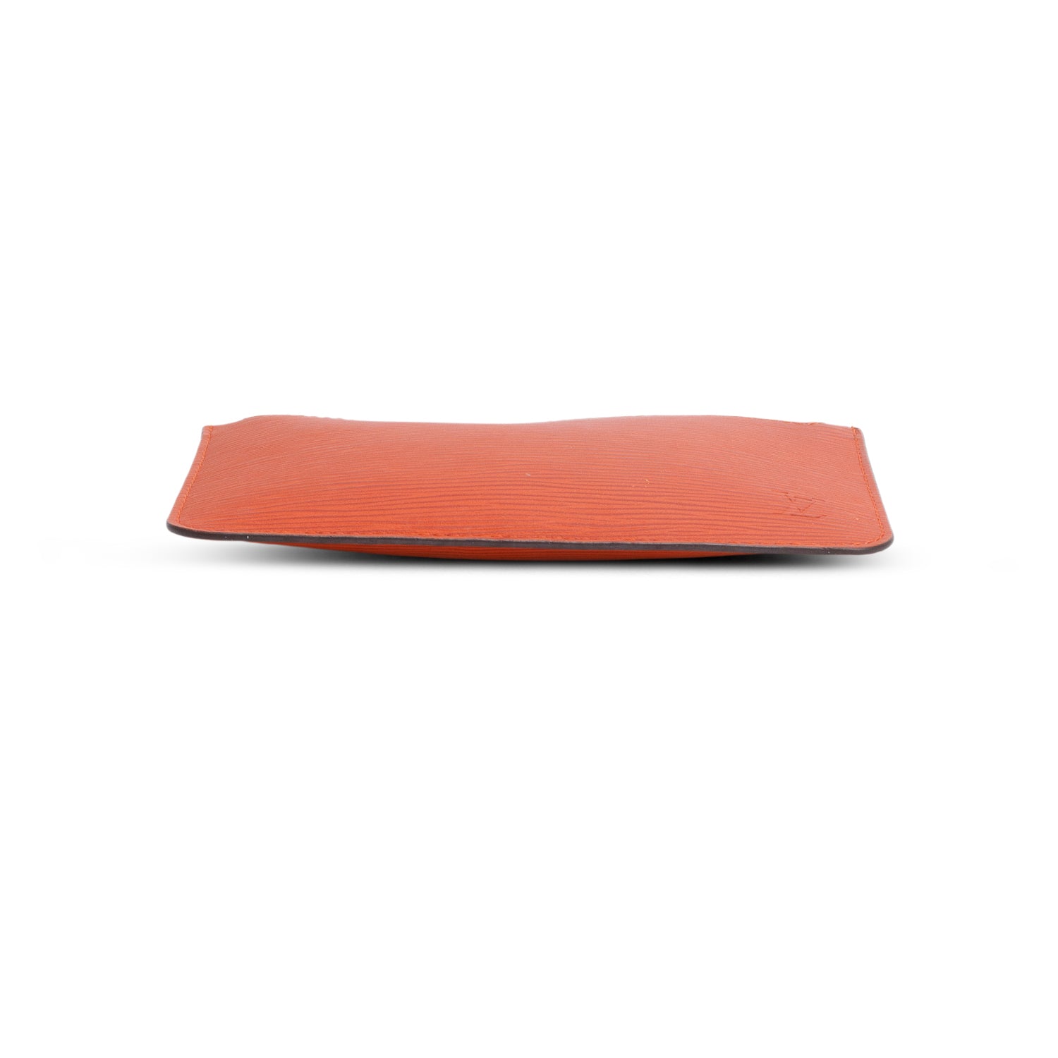 Louis Vuitton Orange Epi Neverfull Pouch w/ Box