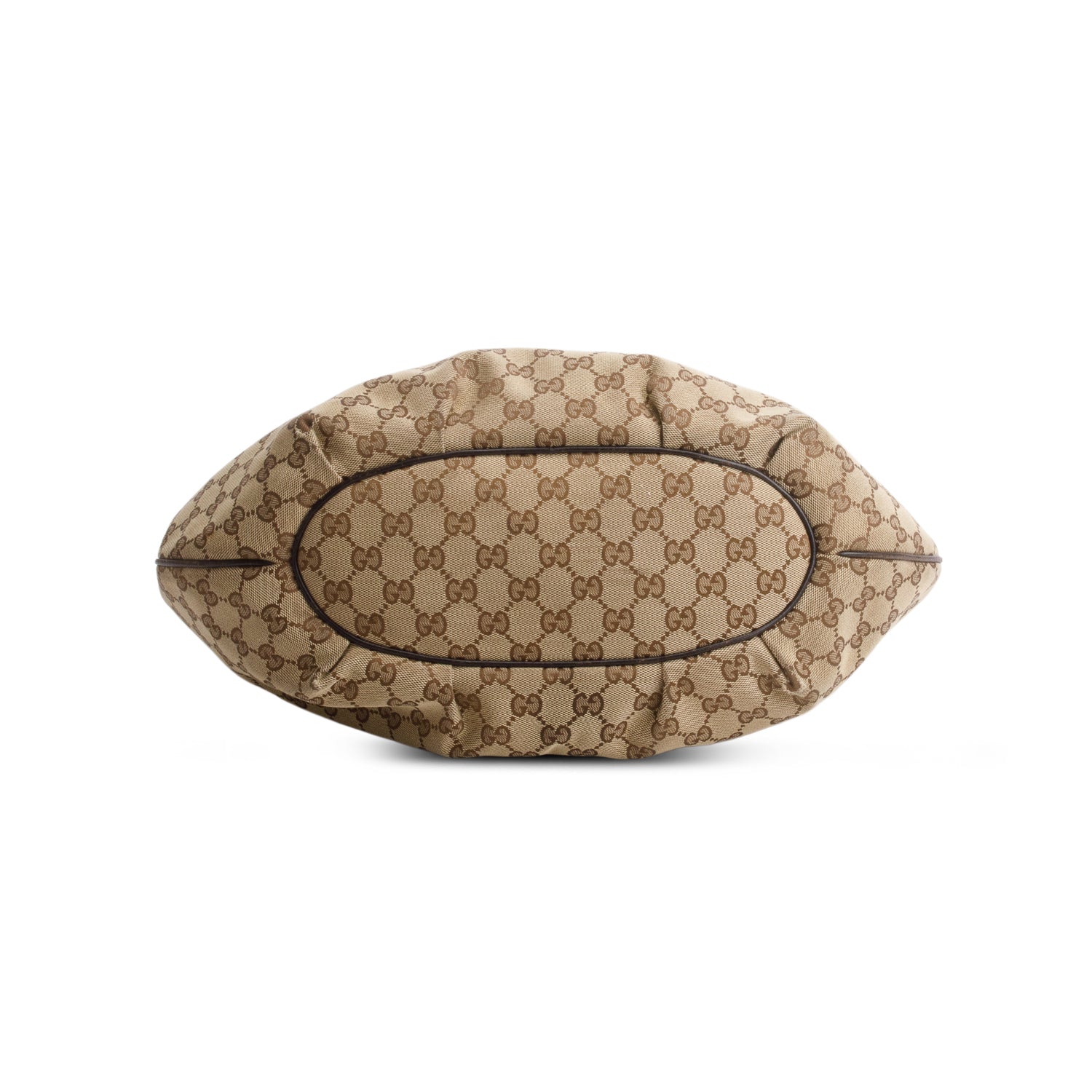 Gucci Brown Monogram Medium Pelham Hobo