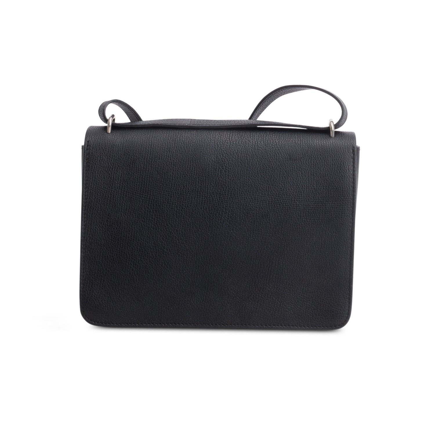 Burberry Black Goatskin Vintage Check Medium D-Ring Bag
