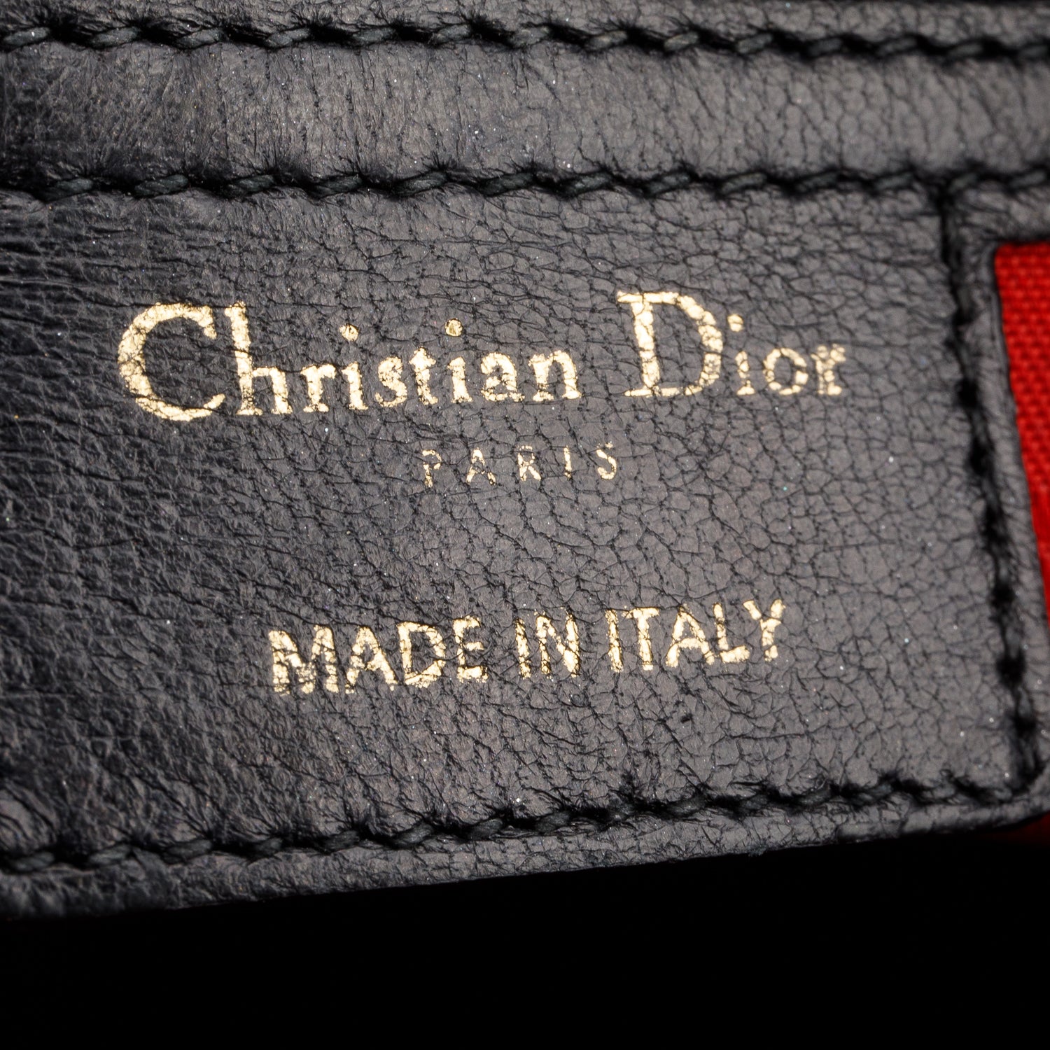 Christian Dior Black Cannage Lambskin Leather Medium Lady Dior Bag w/ Strap