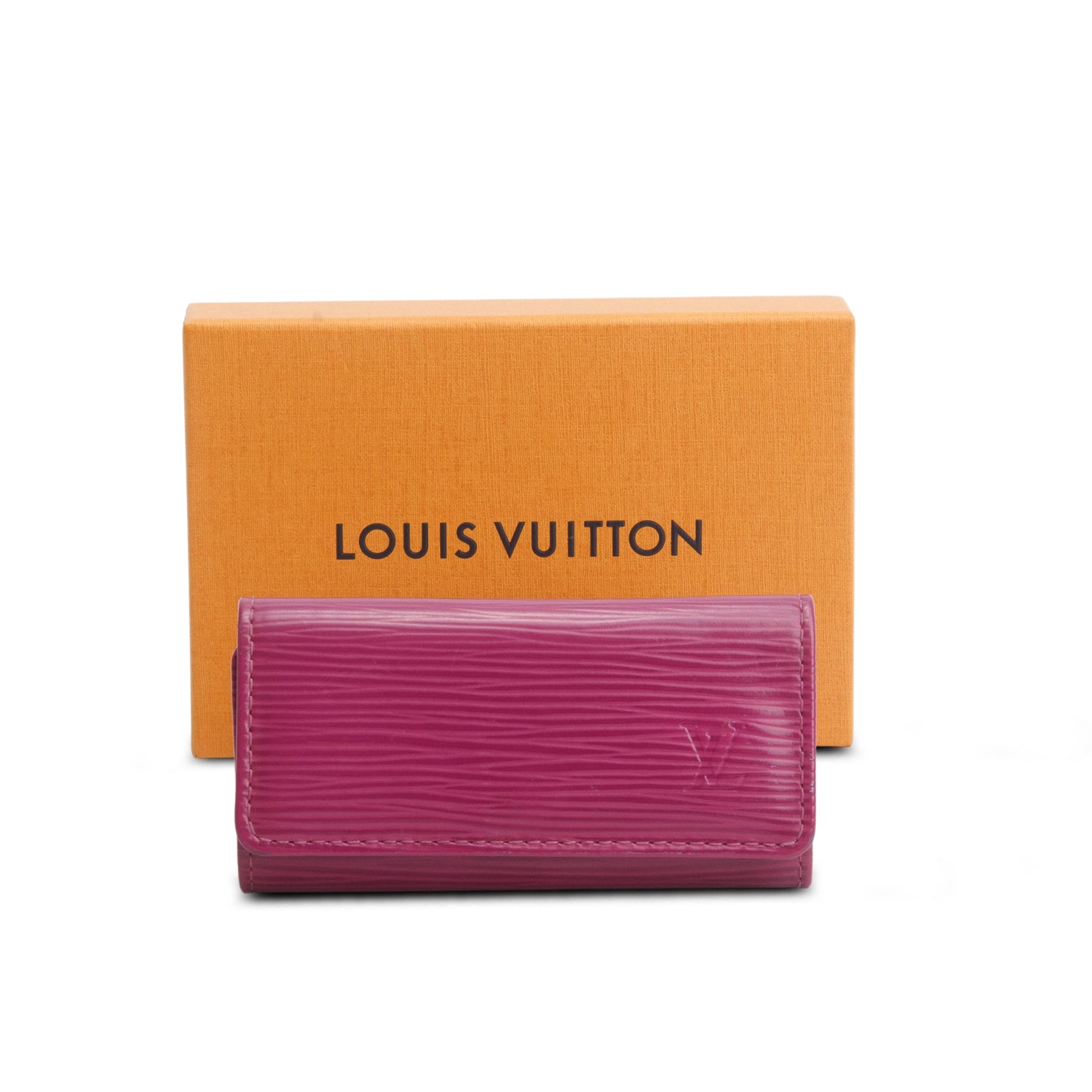 Louis Vuitton Purple Epi Multicles 4 Key Holder w/ Box