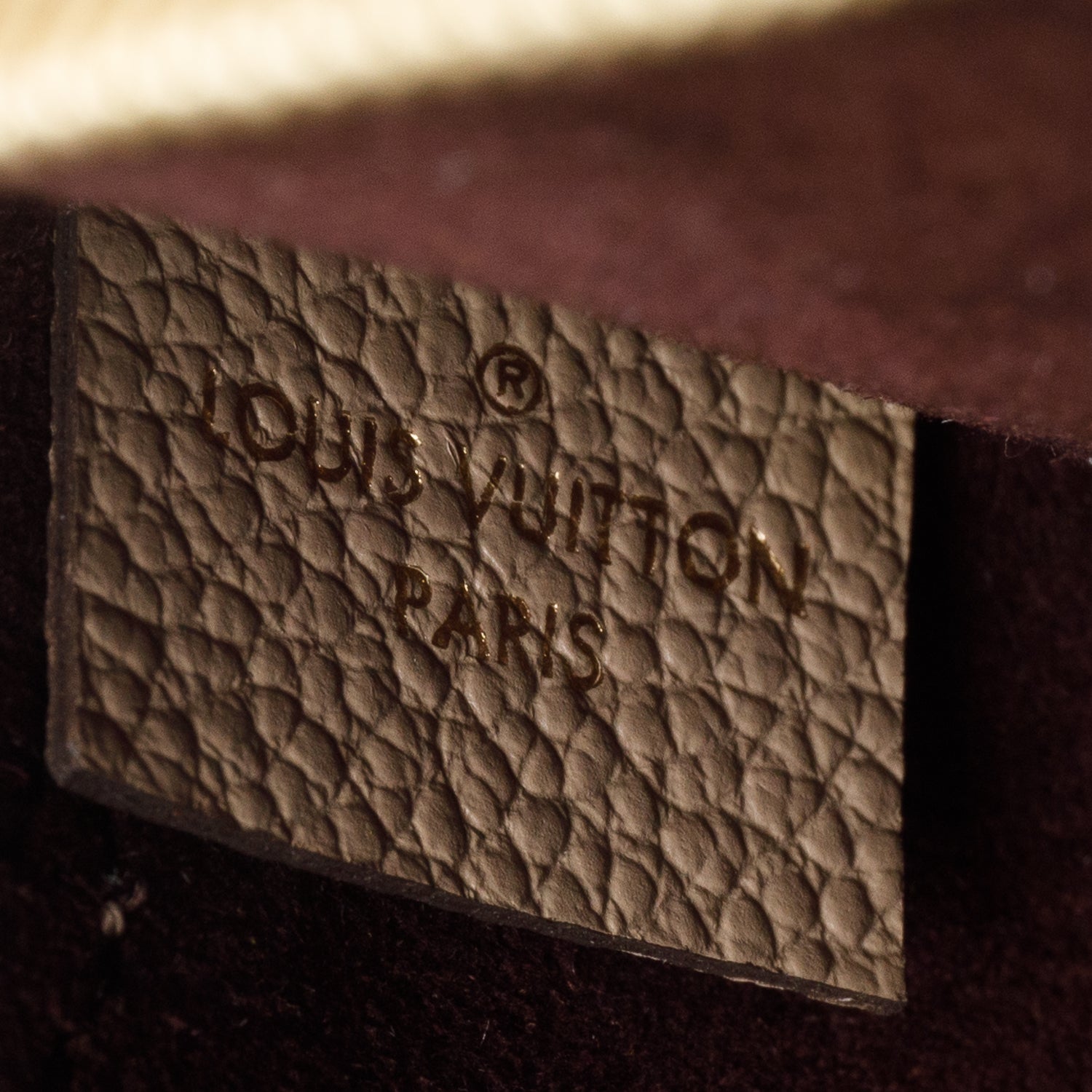 Louis Vuitton Tourterelle Empreinte Monogram Giant Neverfull MM Pochette