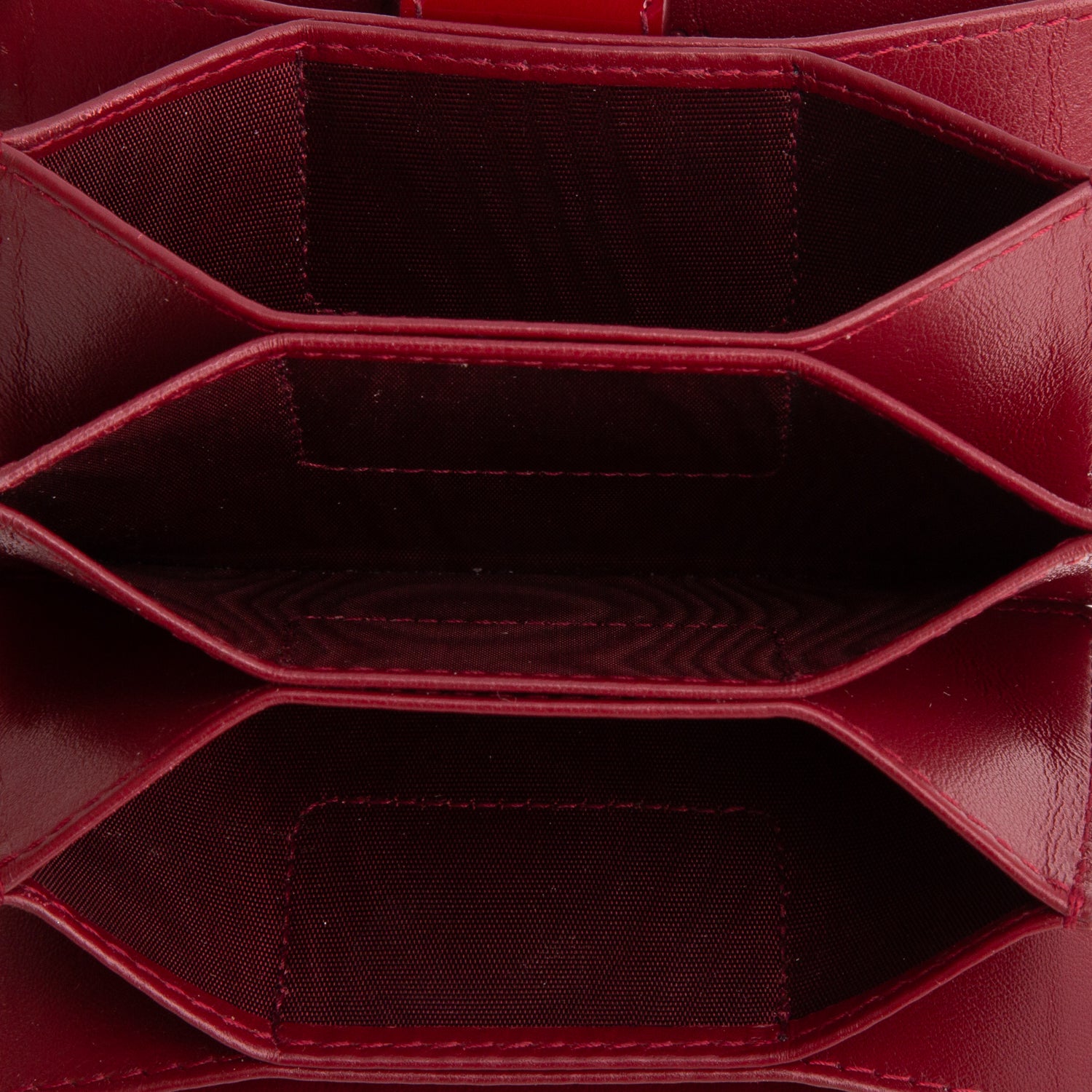 Christian Dior 2021 Red Patent Leather Cannage Monochrome Lady Dior Jasmine 5-Gusset Card Holder
