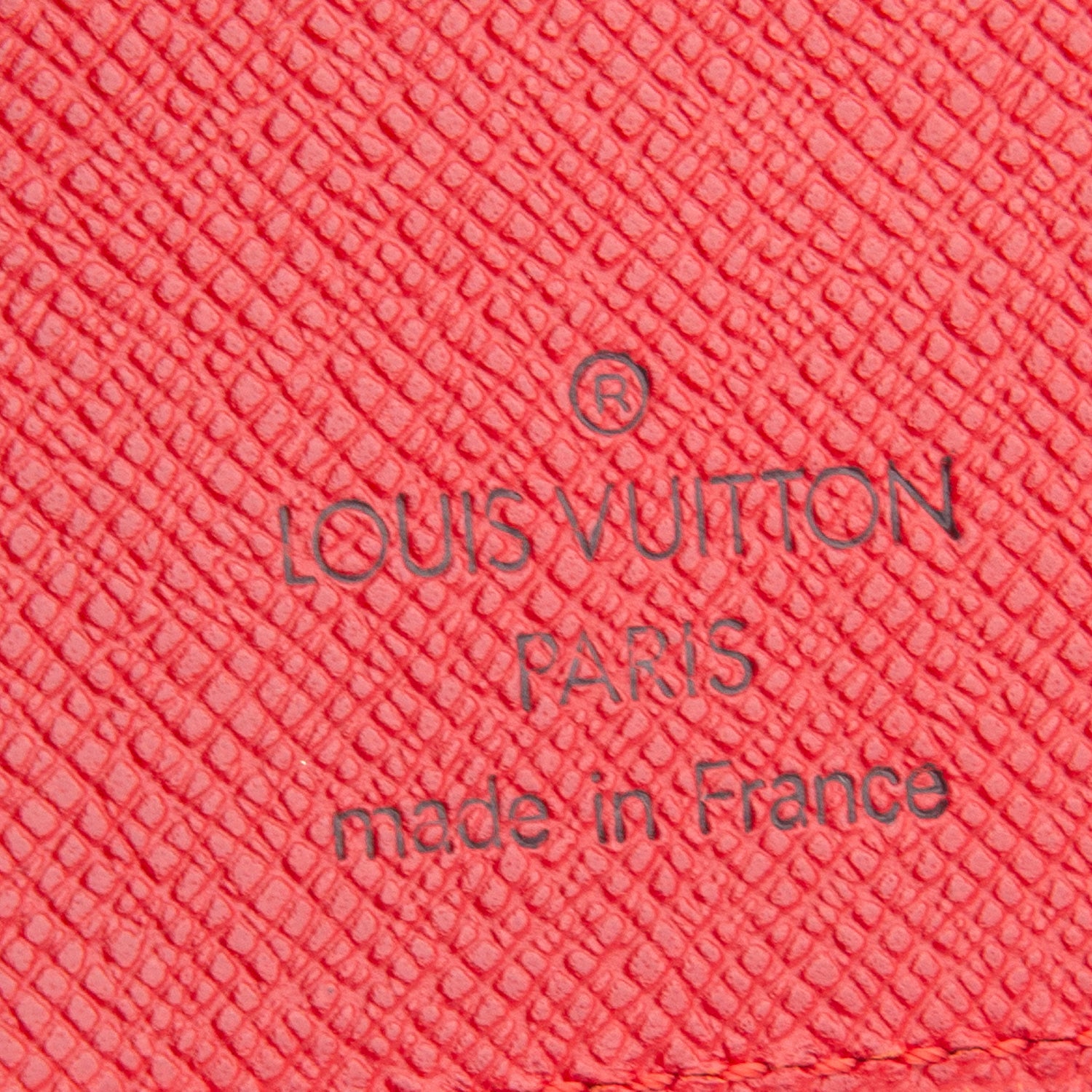 Louis Vuitton Red Epi Compact Wallet