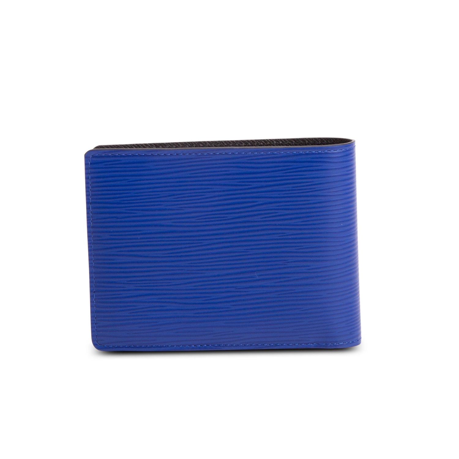 Louis Vuitton Blue Epi Multiple Wallet w/ Box