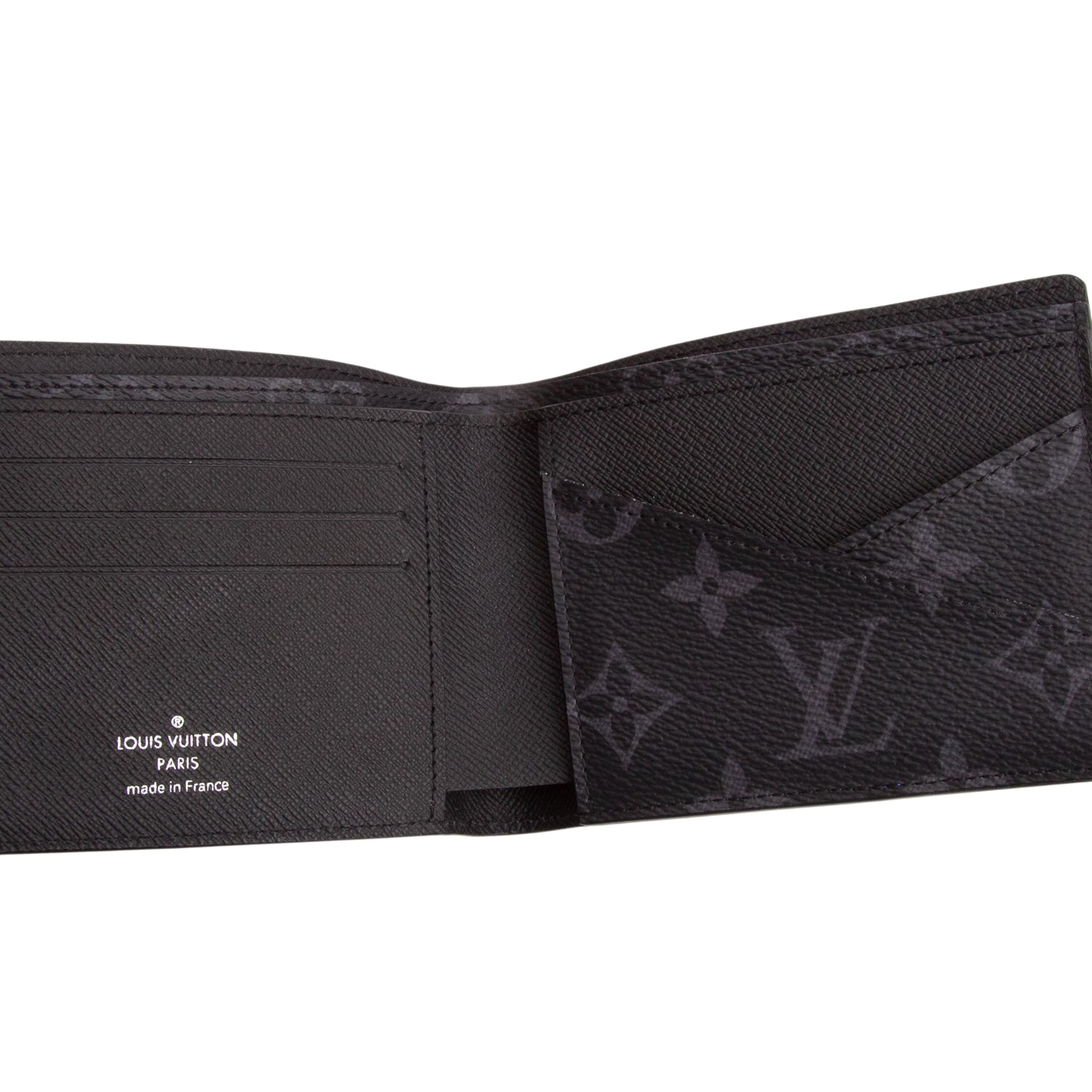 Louis Vuitton Blue Epi Multiple Wallet w/ Box