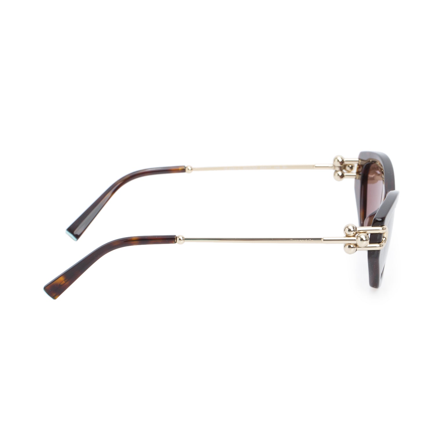 Tiffany & Co. TF4231U Tortoise Acetate Cat Eye Sunglasses w/ Case