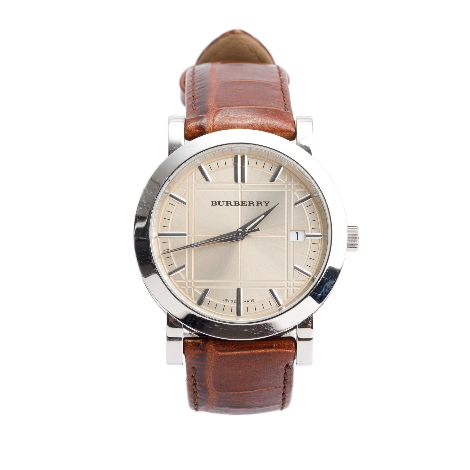 Burberry Stainless Steel BU1356 Champagne Series 38 MM Quartz Watch