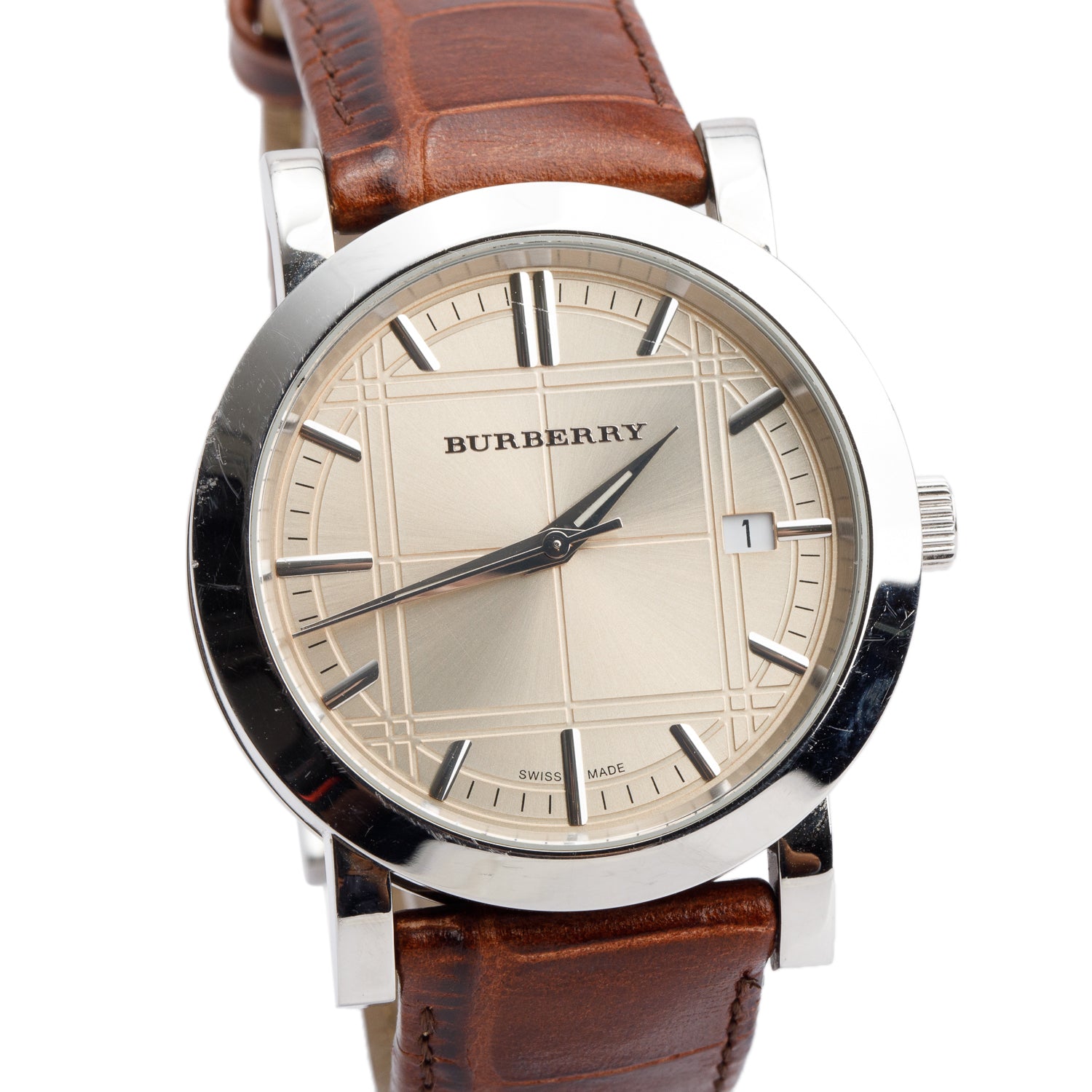 Burberry Stainless Steel BU1356 Champagne Series 38 MM Quartz Watch
