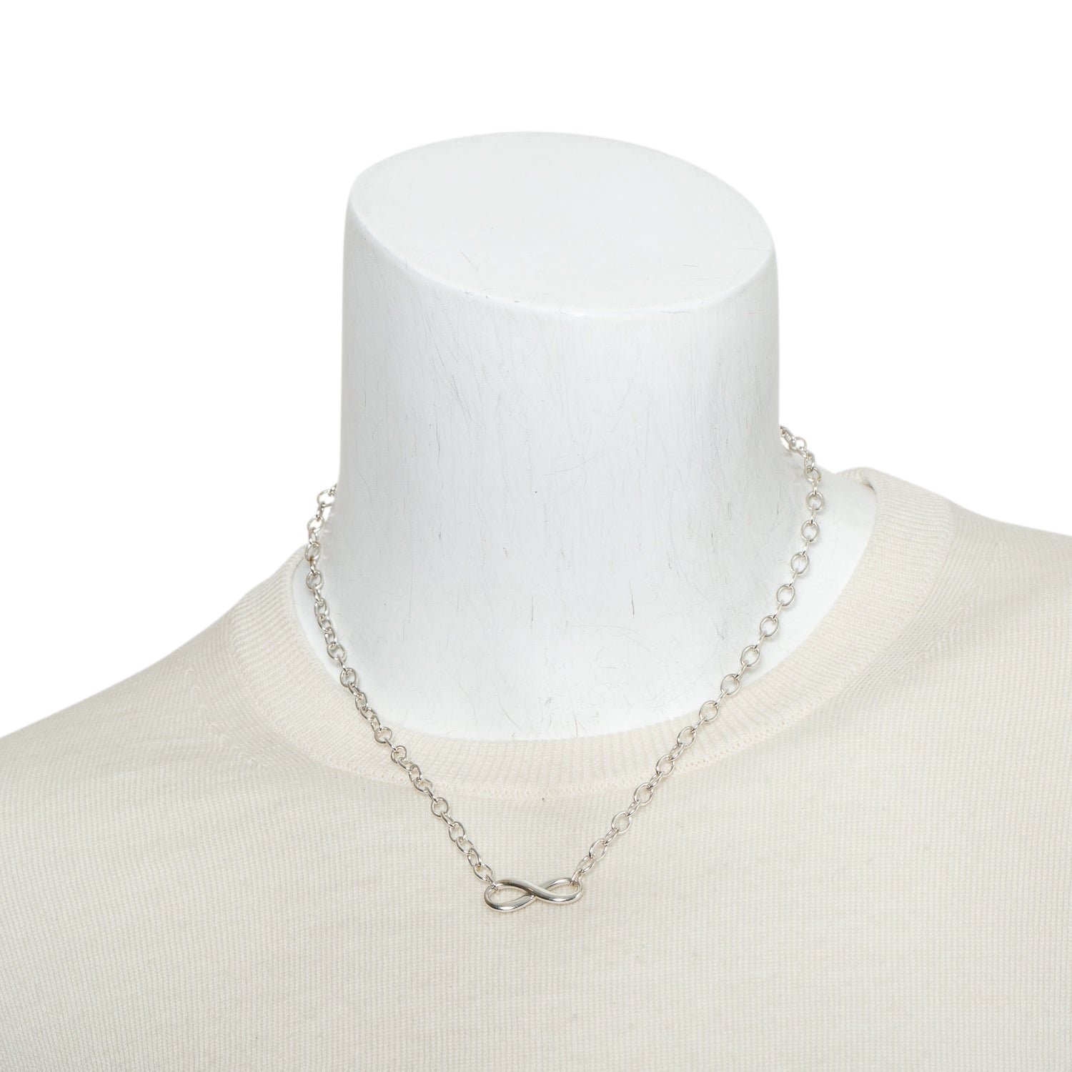 Tiffany & Co. Sterling Silver Infinity Link Necklace