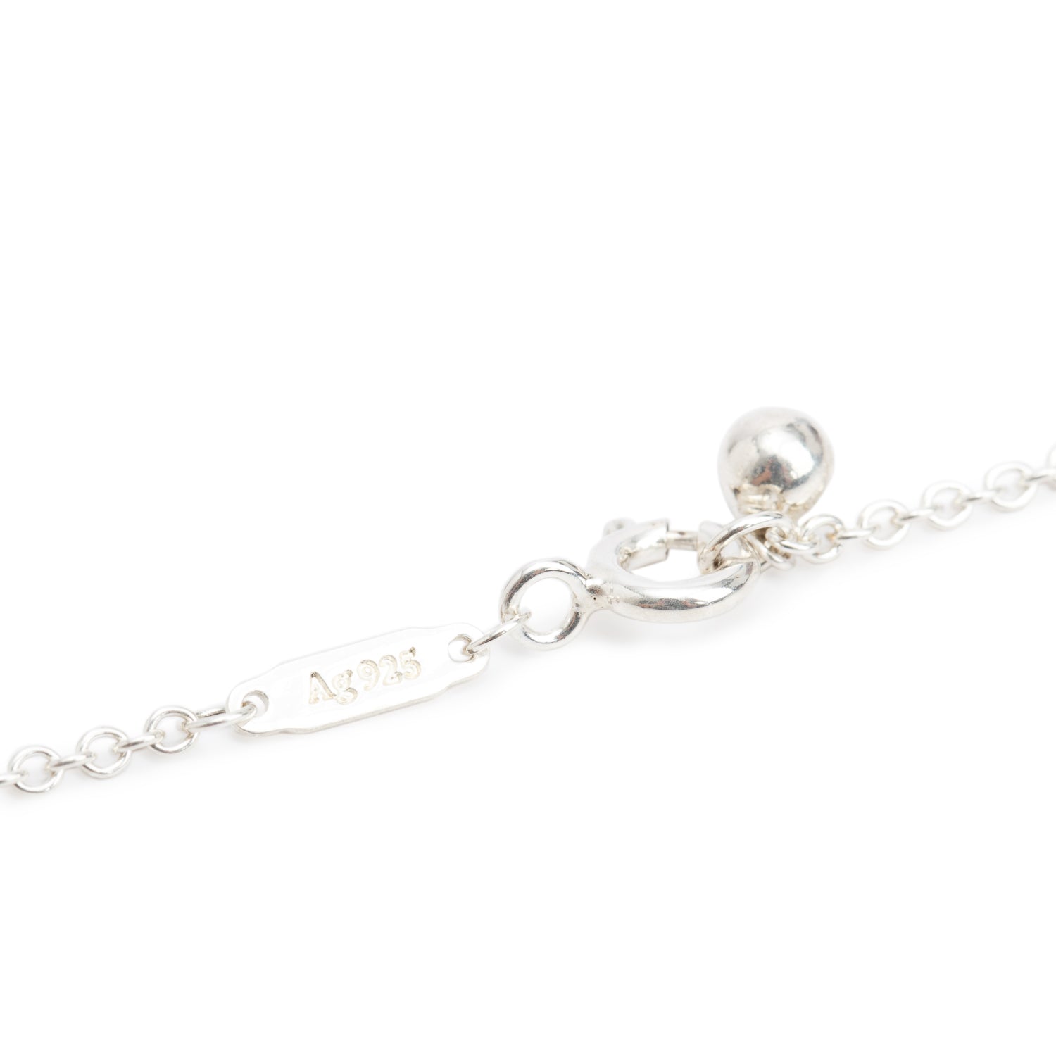 Tiffany & Co. Sterling Silver HardWear 19 MM Ball Pendant Necklace