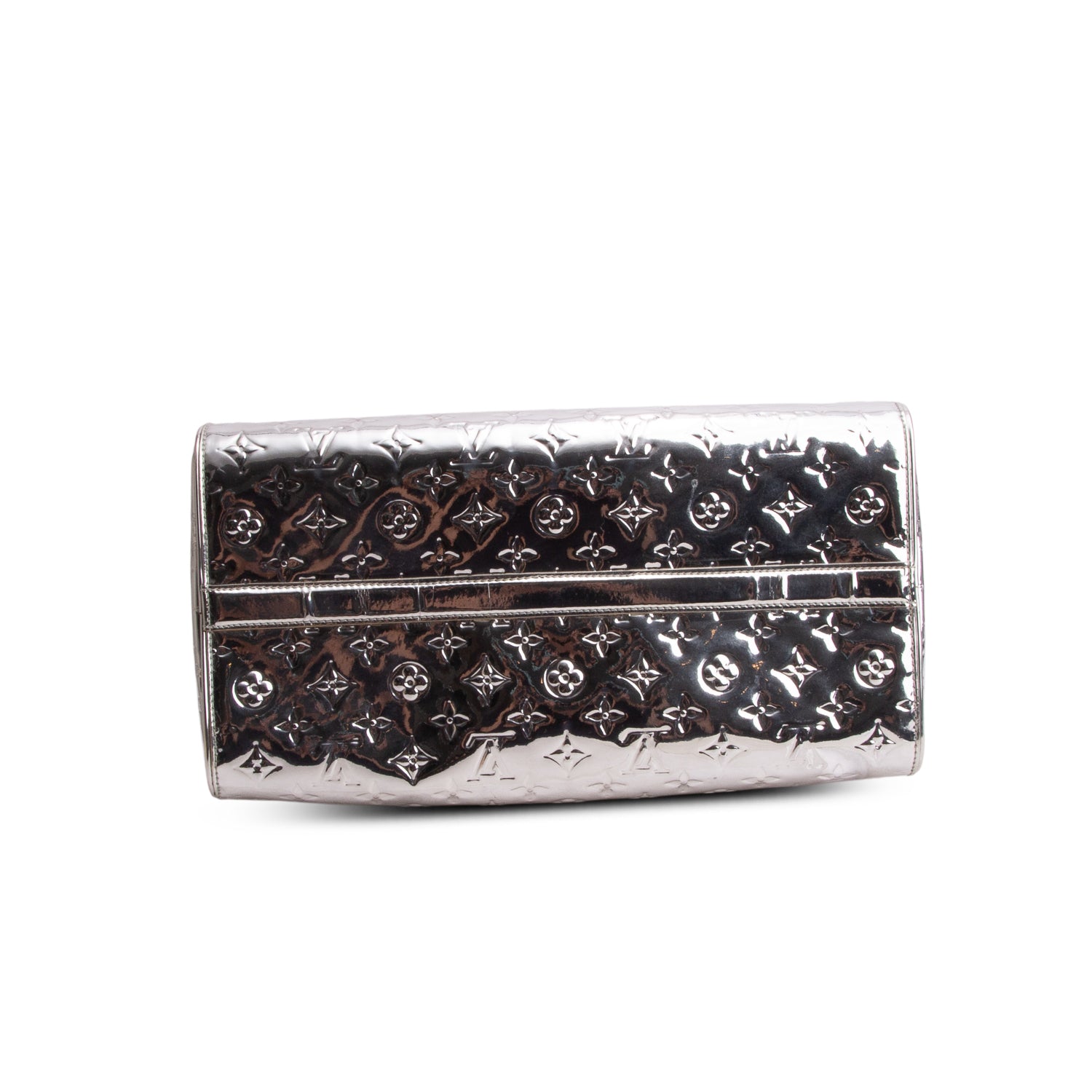 Louis Vuitton Silver Monogram Miroir Speedy 35