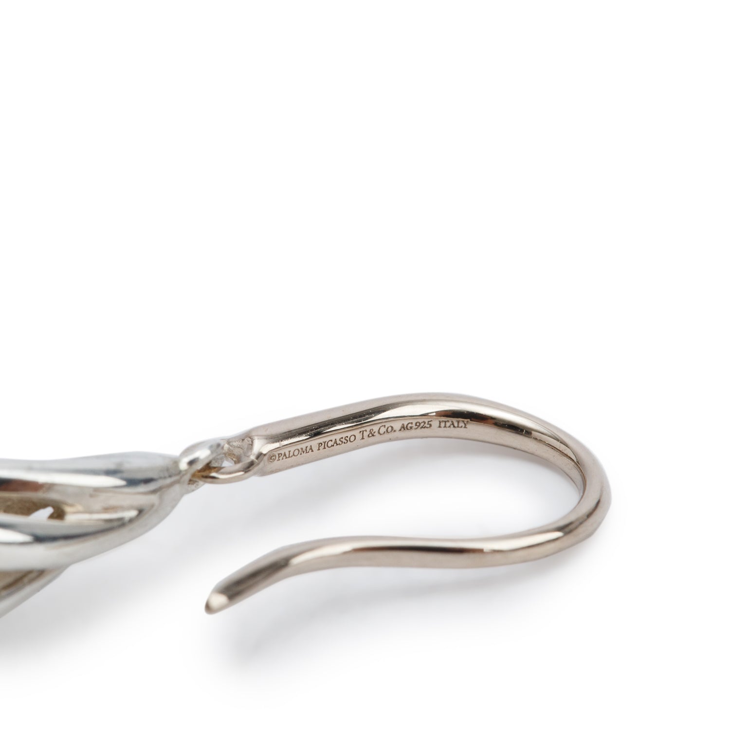 Tiffany & Co. Paloma Picasso Sterling Silver Venezia Luce Drop Earrings