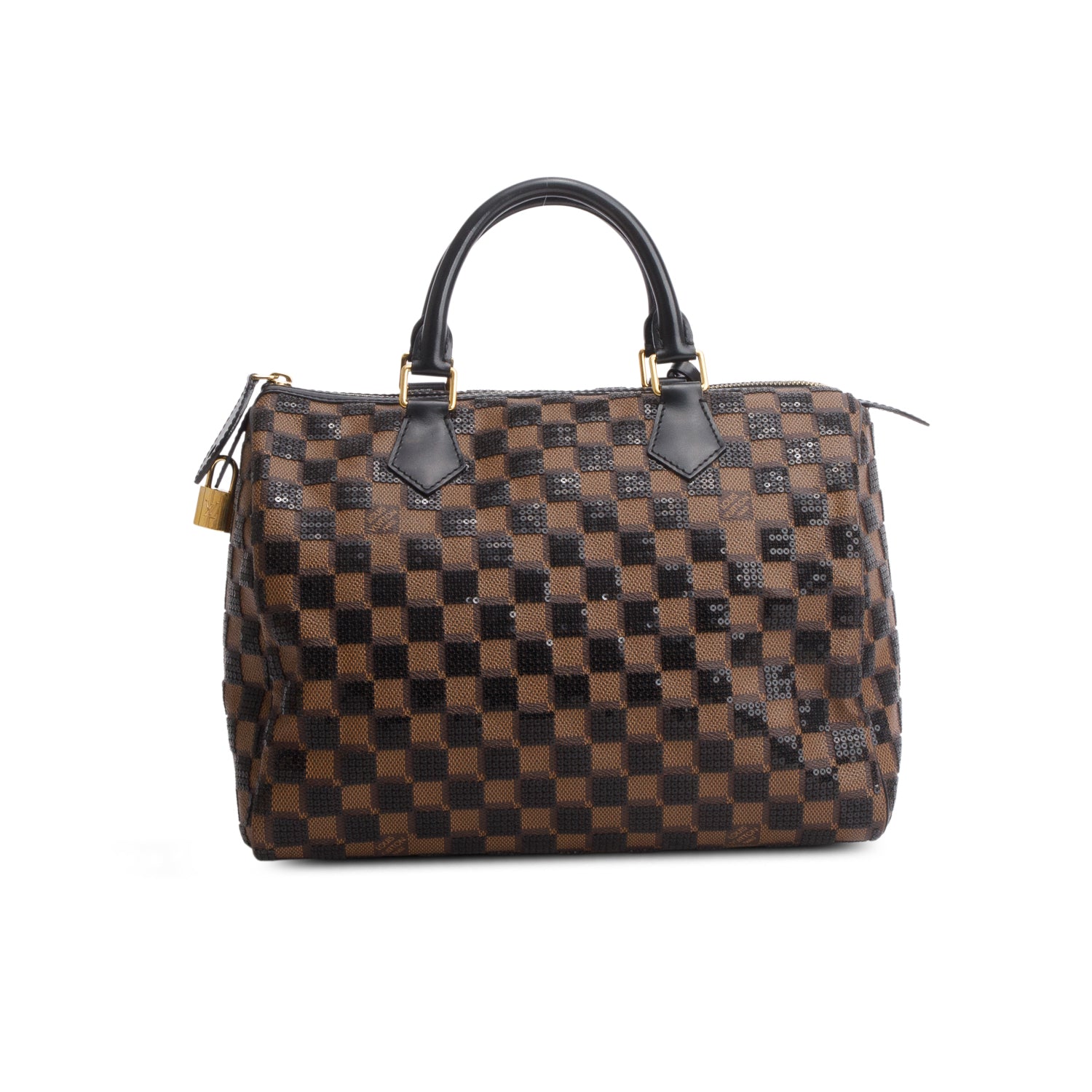 Louis Vuitton Damier Ebene Paillettes Speedy 30