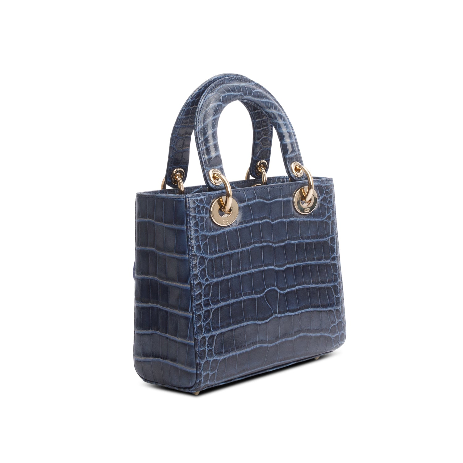 Christian Dior 2023 Alligator Small Lady Dior w/ Strap & Receipt