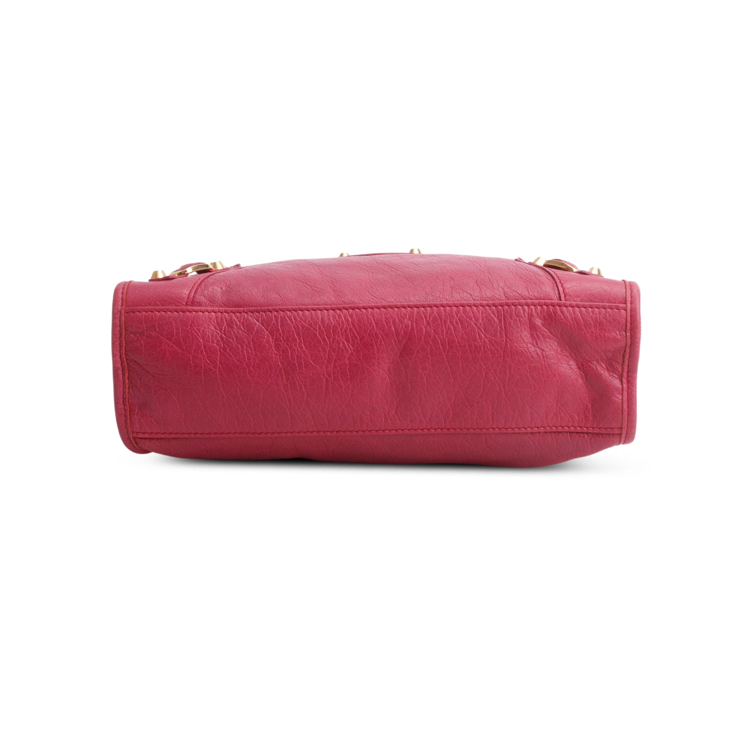 Balenciaga Pink Agneau Small Le City Bag w/ Strap