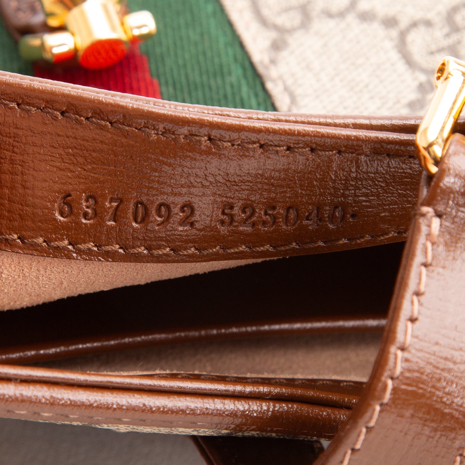 Gucci GG Supreme Monogram Azalea Calfskin Web Mini Jackie 1961 w/ Strap