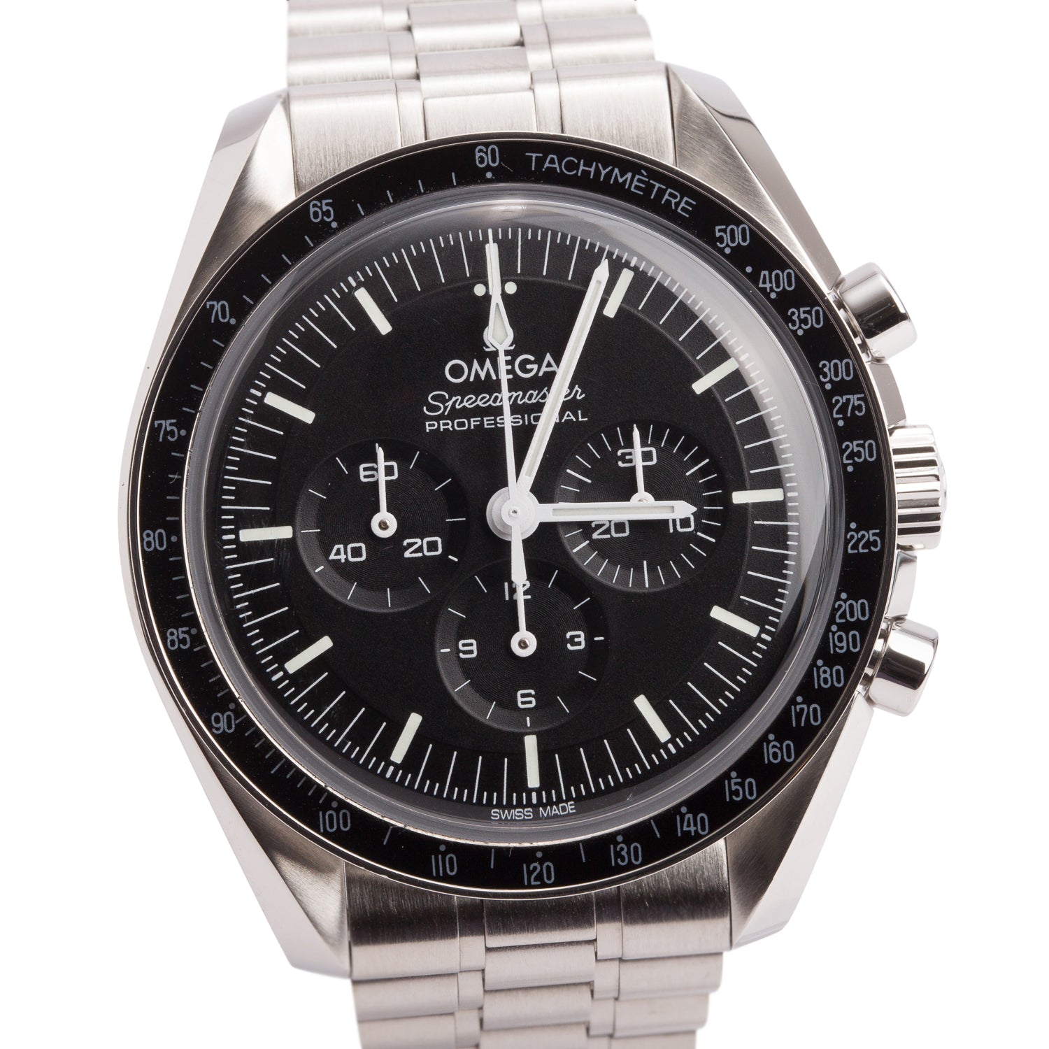 Omega 2025 Stainless Steel Speedmaster Moonwatch Professional 42 MM Manual Watch w/ Box & Papers