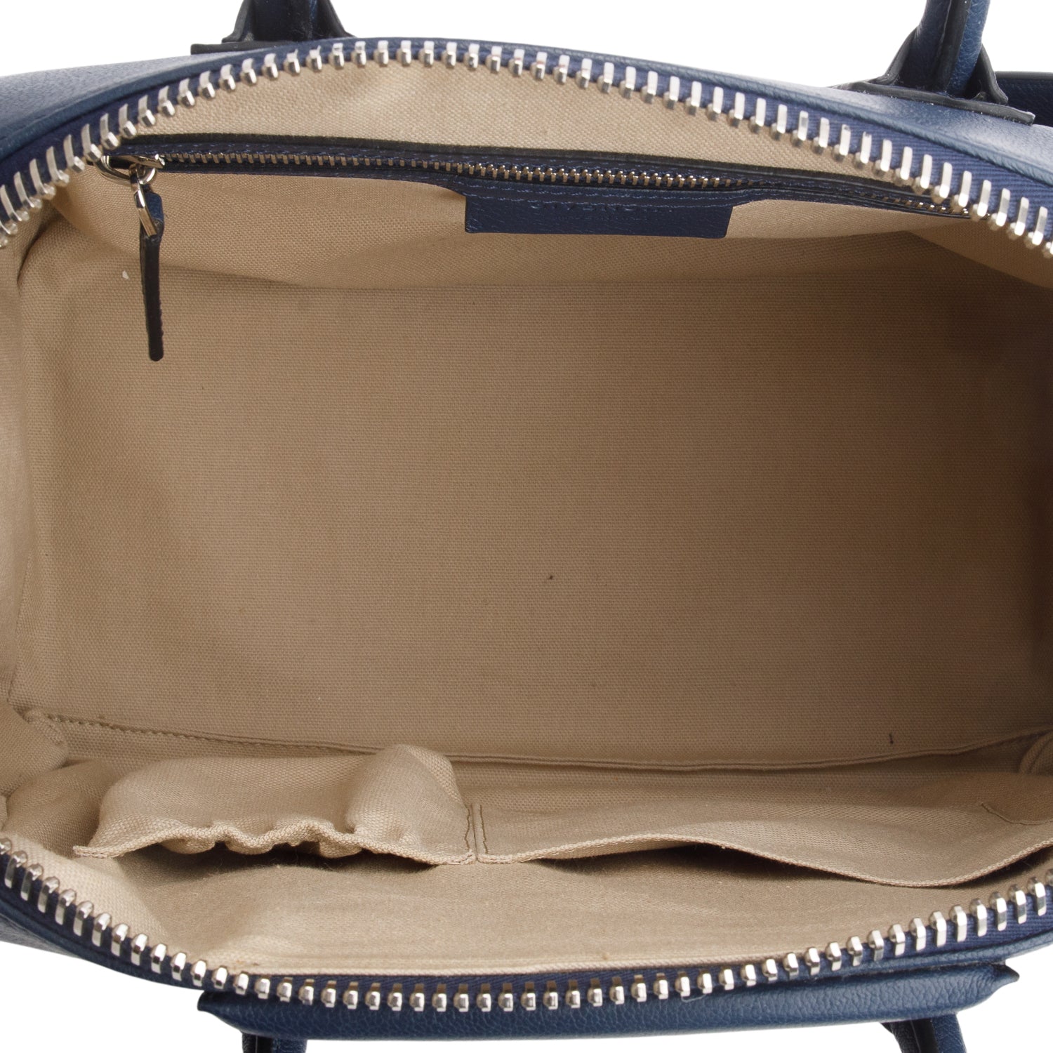 Givenchy Navy Sugar Goatskin Leather Medium Antigona w/ Strap