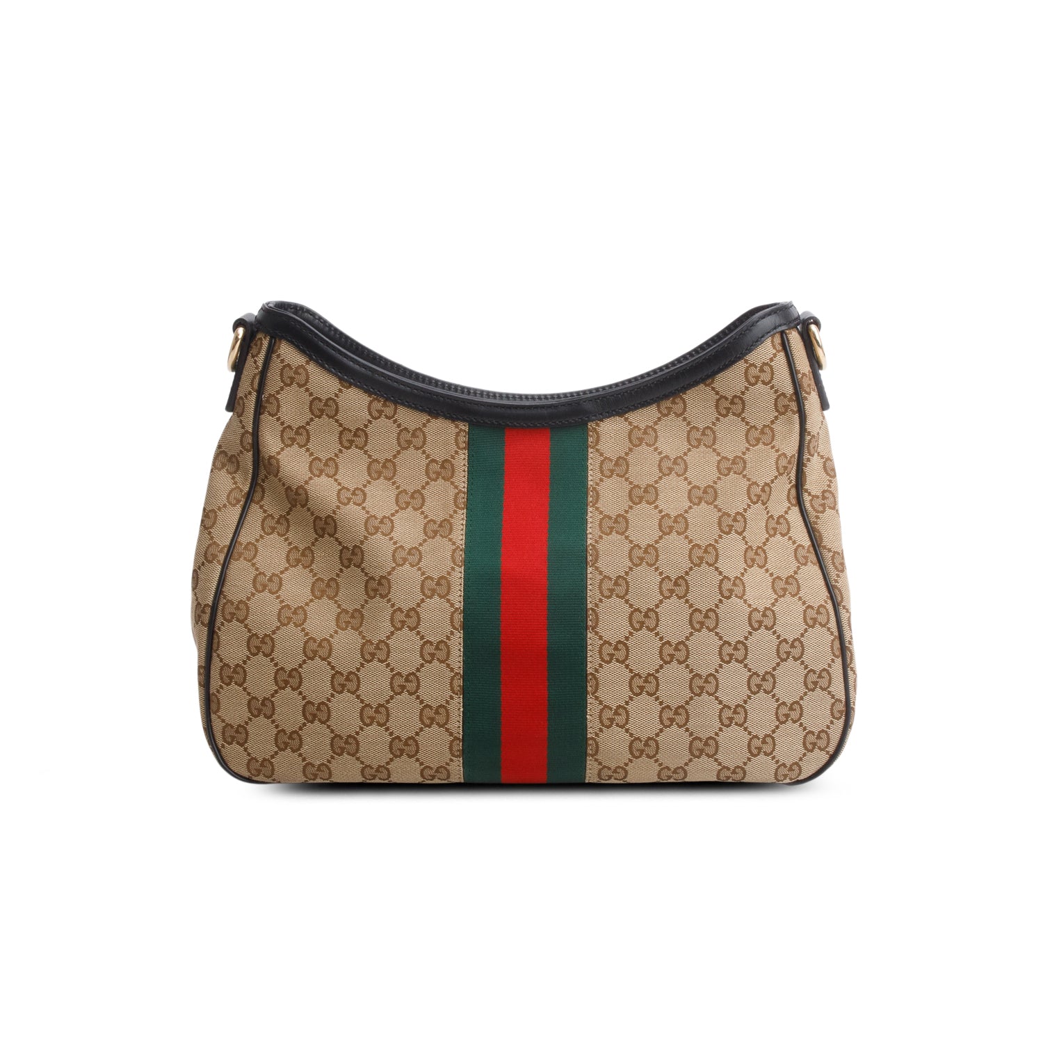 Gucci GG Supreme Web Sherry Medium Shoulder Bag