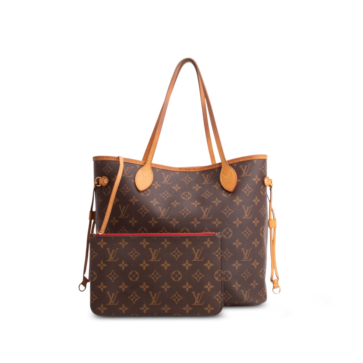 Louis Vuitton Monogram Neverfull MM w/ Pouch