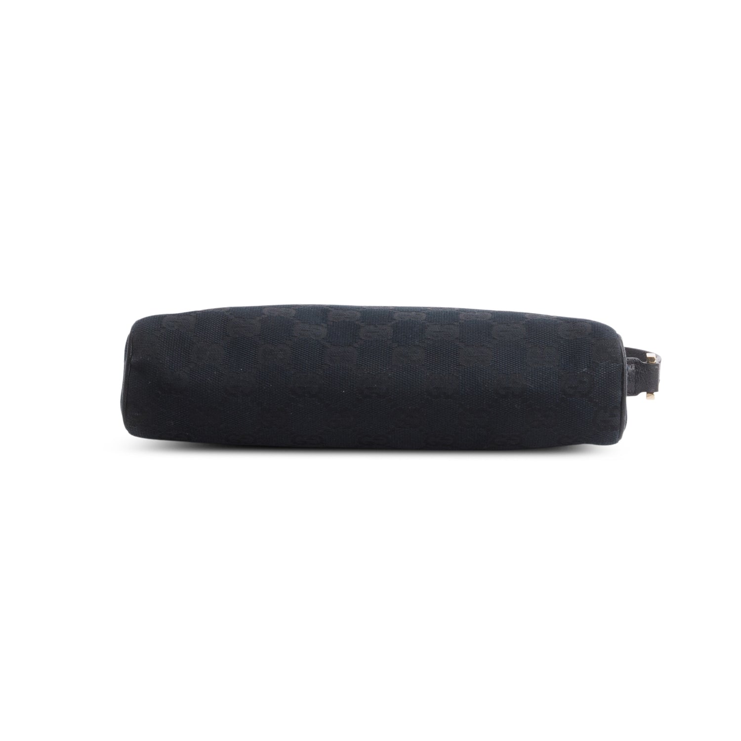 Gucci Black GG Canvas D-Ring Abbey Pochette