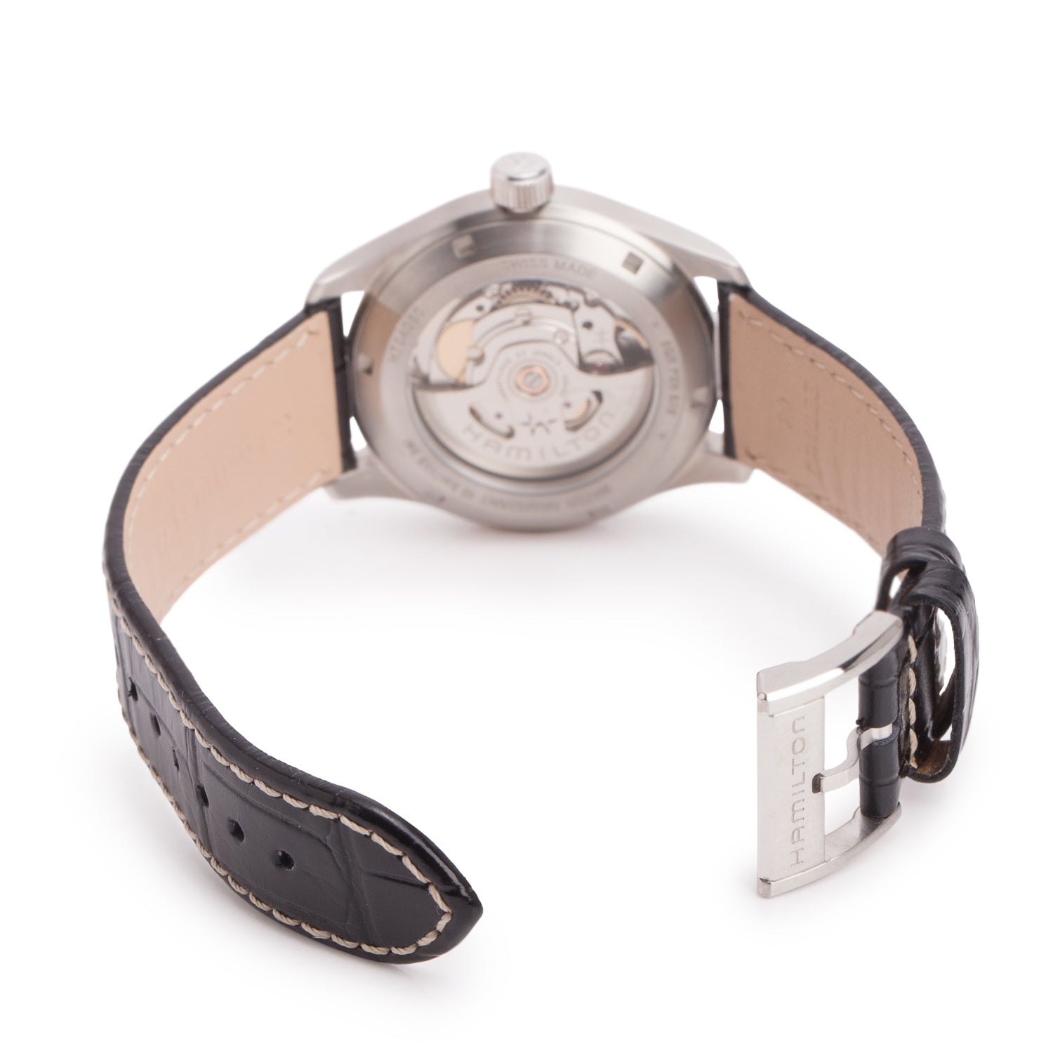 Hamilton 2025 Steel Khaki Field Murph 38 MM Automatic Watch White Dial H704050 w/ Box & Papers