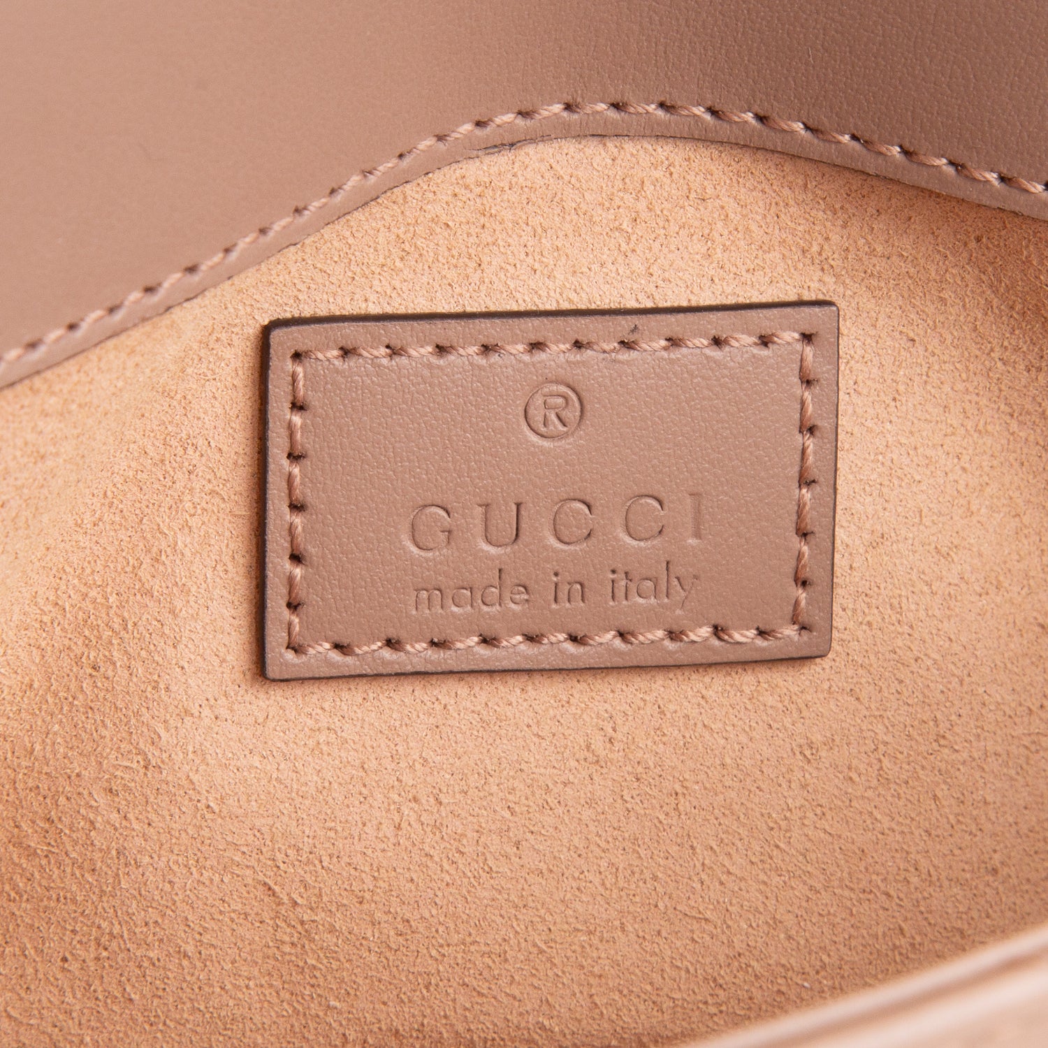 Gucci Pink GG Marmont Matelasse Leather Super Mini Bag w/ Box