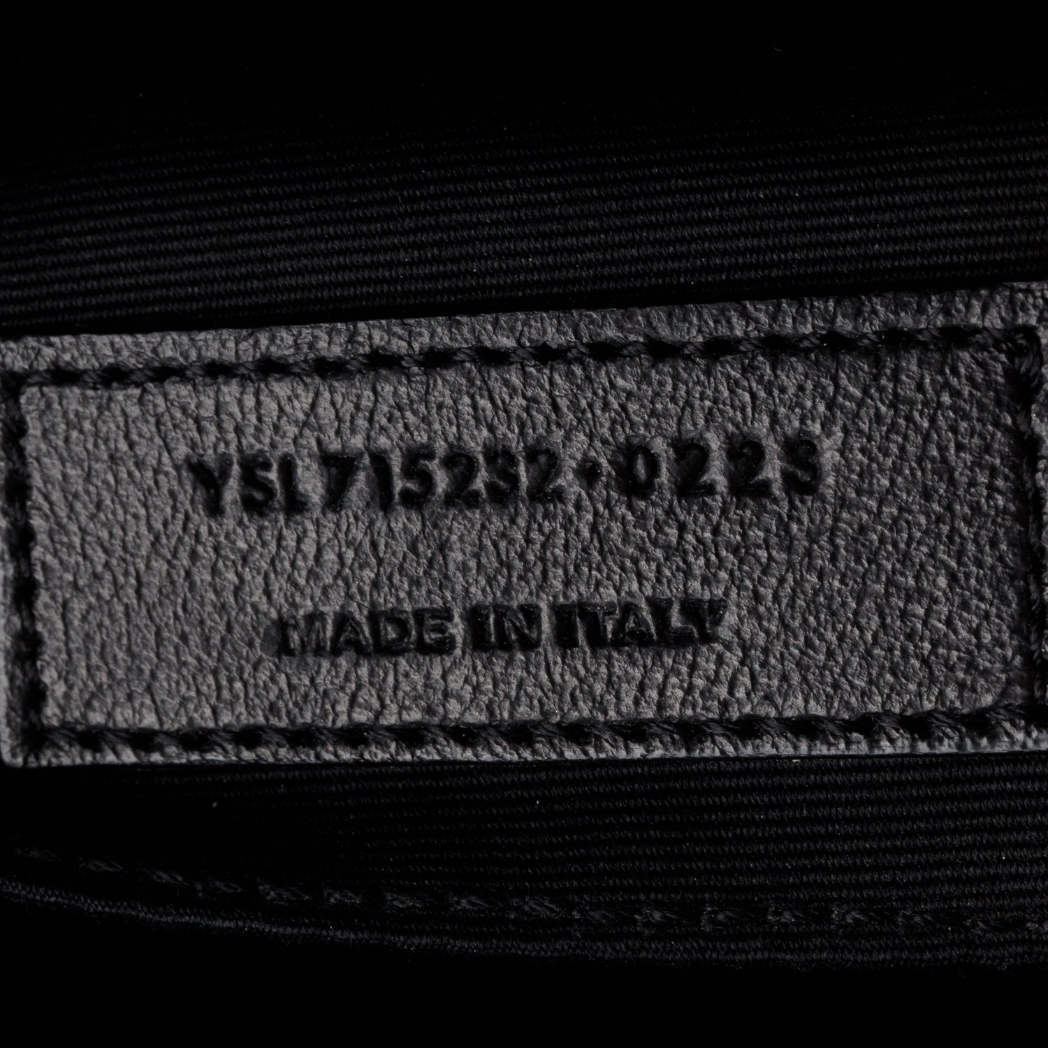 Saint Laurent 2023 Grey Calfskin Matelasse Monogram Lou Camera Bag