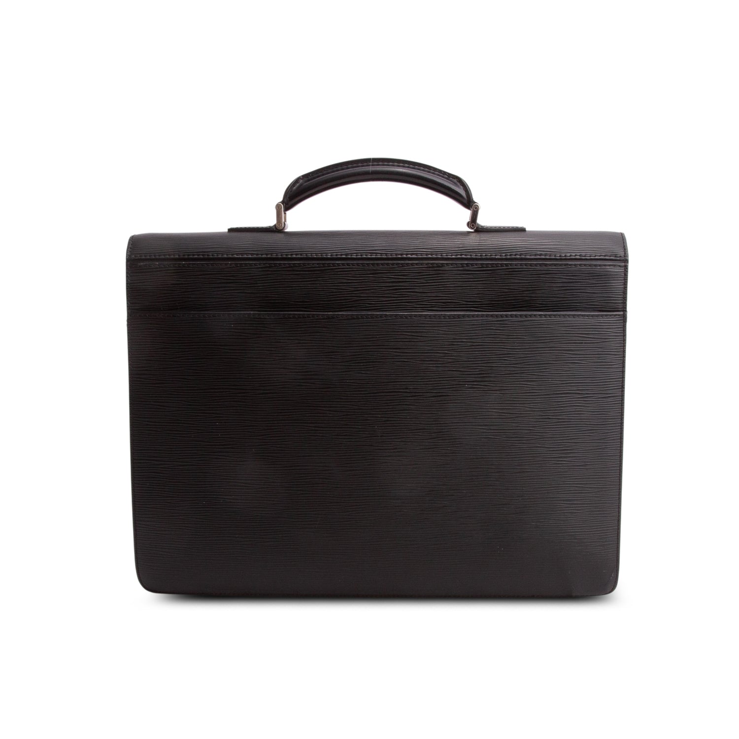Louis Vuitton Black Epi Leather Robusto 2 Compartment Briefcase