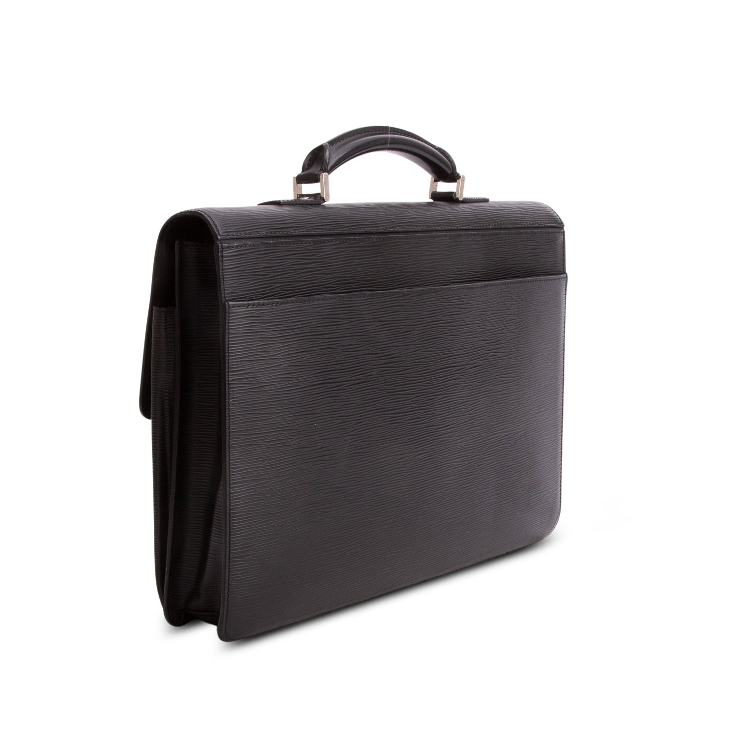 Louis Vuitton Black Epi Leather Robusto 2 Compartment Briefcase