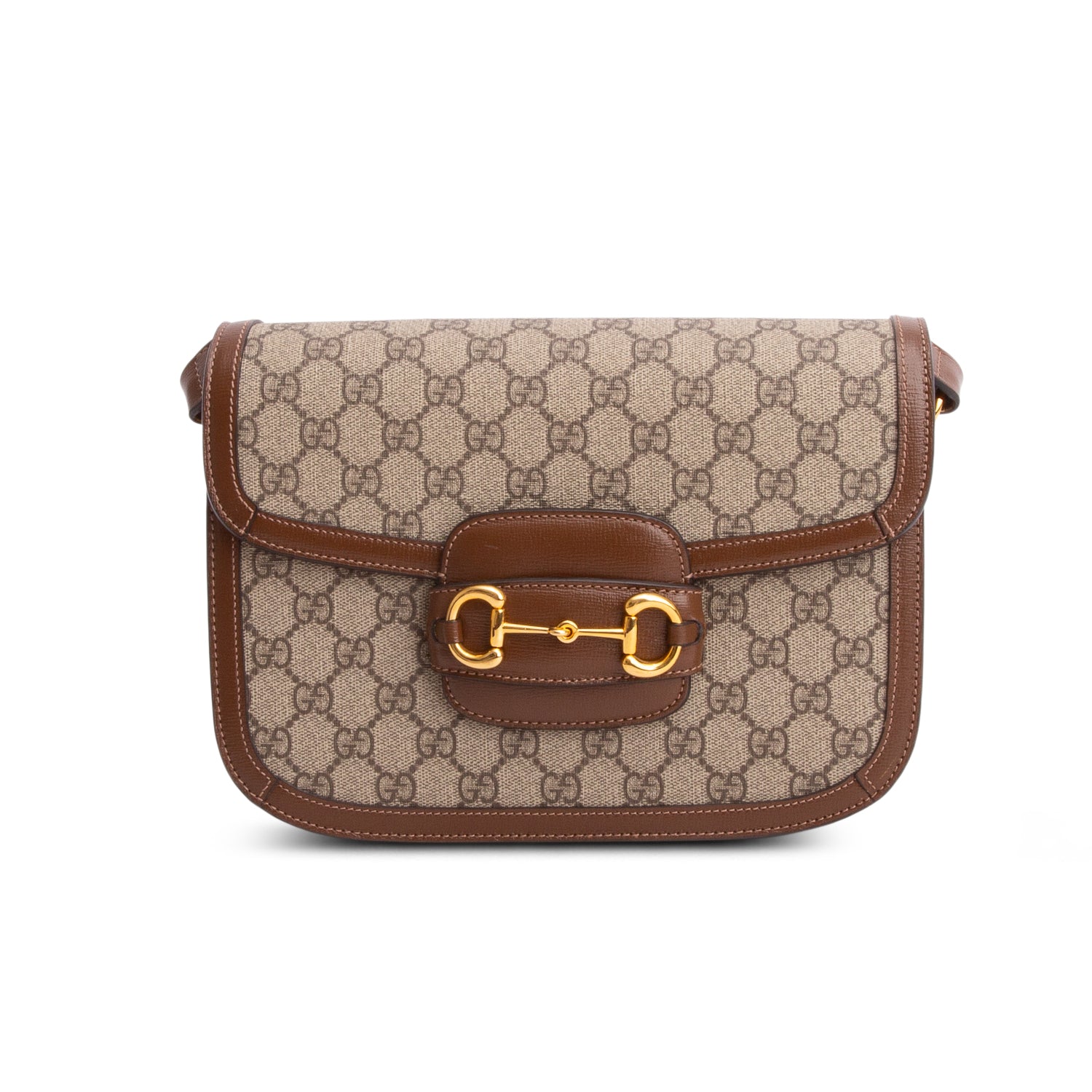 Gucci GG Supreme Monogram Duomo Lux Horsebit 1955 Medium Shoulder Bag