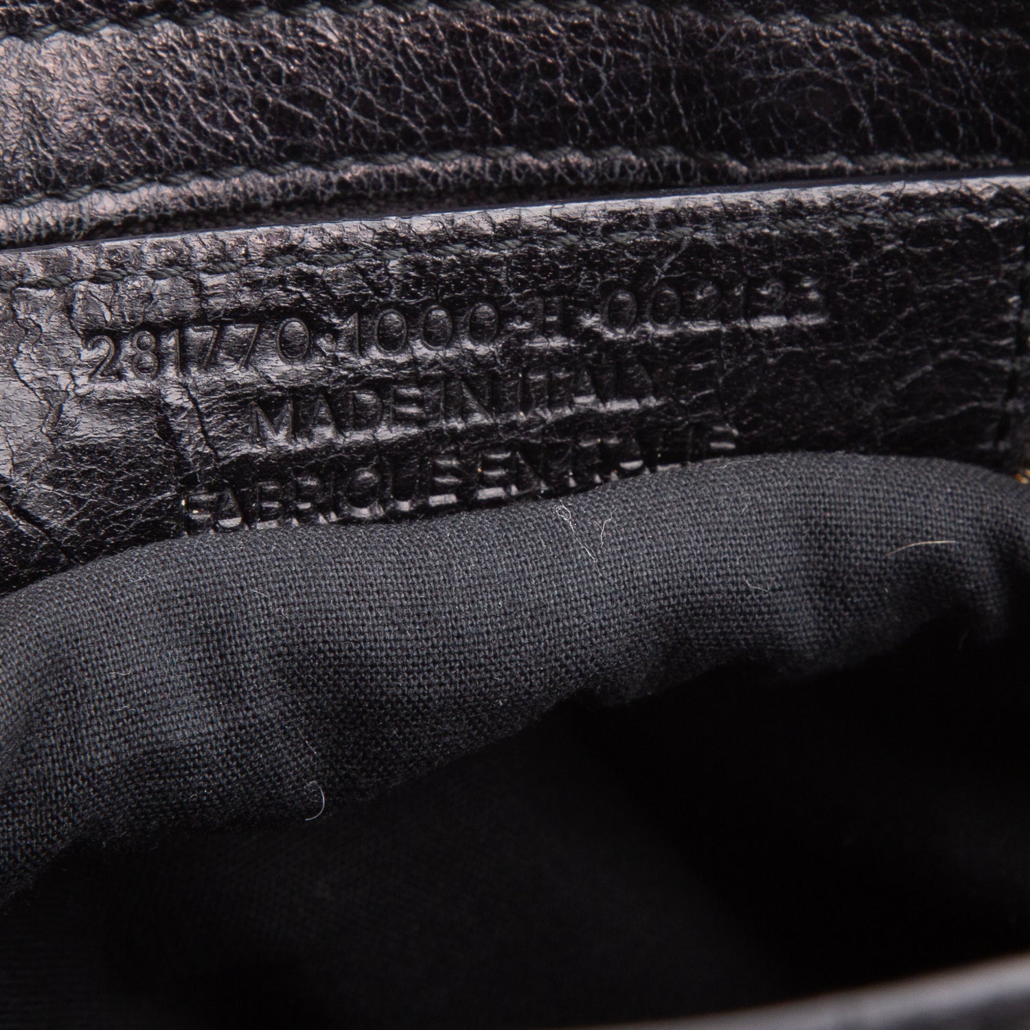 Balenciaga Black Agneau Leather Le City Medium Bag w/ Strap