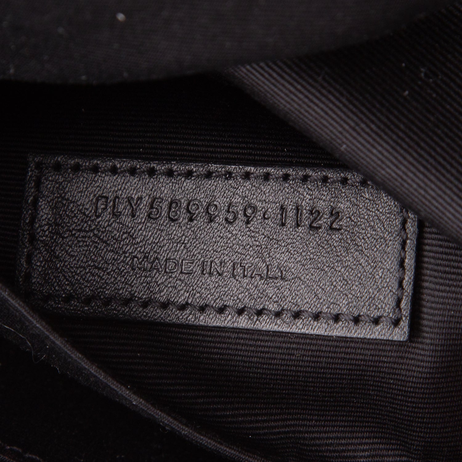 Saint Laurent 2022 Black Calfskin Cassandre Classic Belt Bag