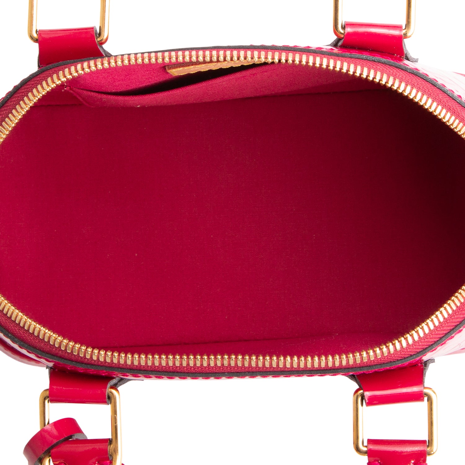 Louis Vuitton Pink Vernis Alma BB w/ Strap
