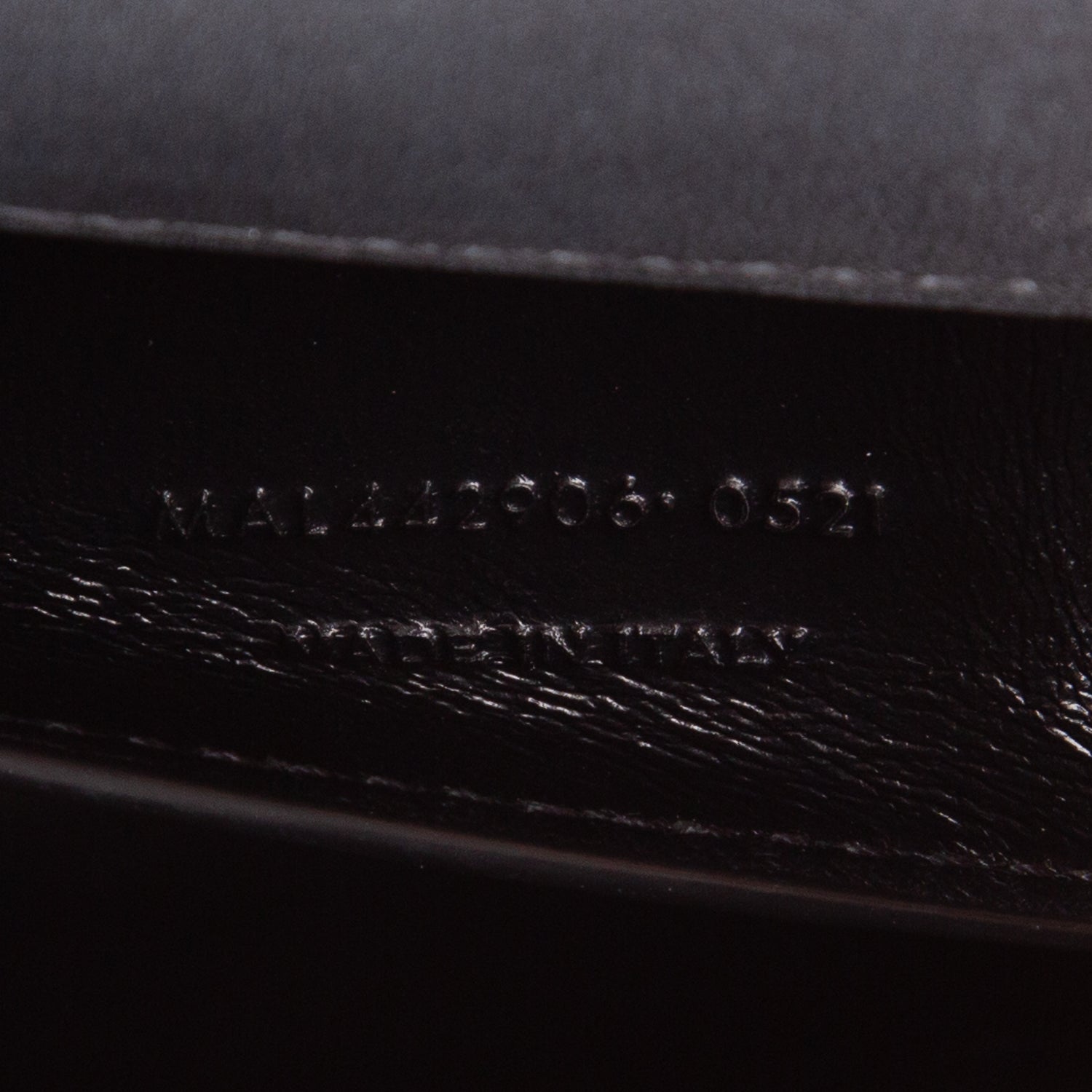 Saint Laurent 2021 Black Calfskin Medium Monogram Sunset